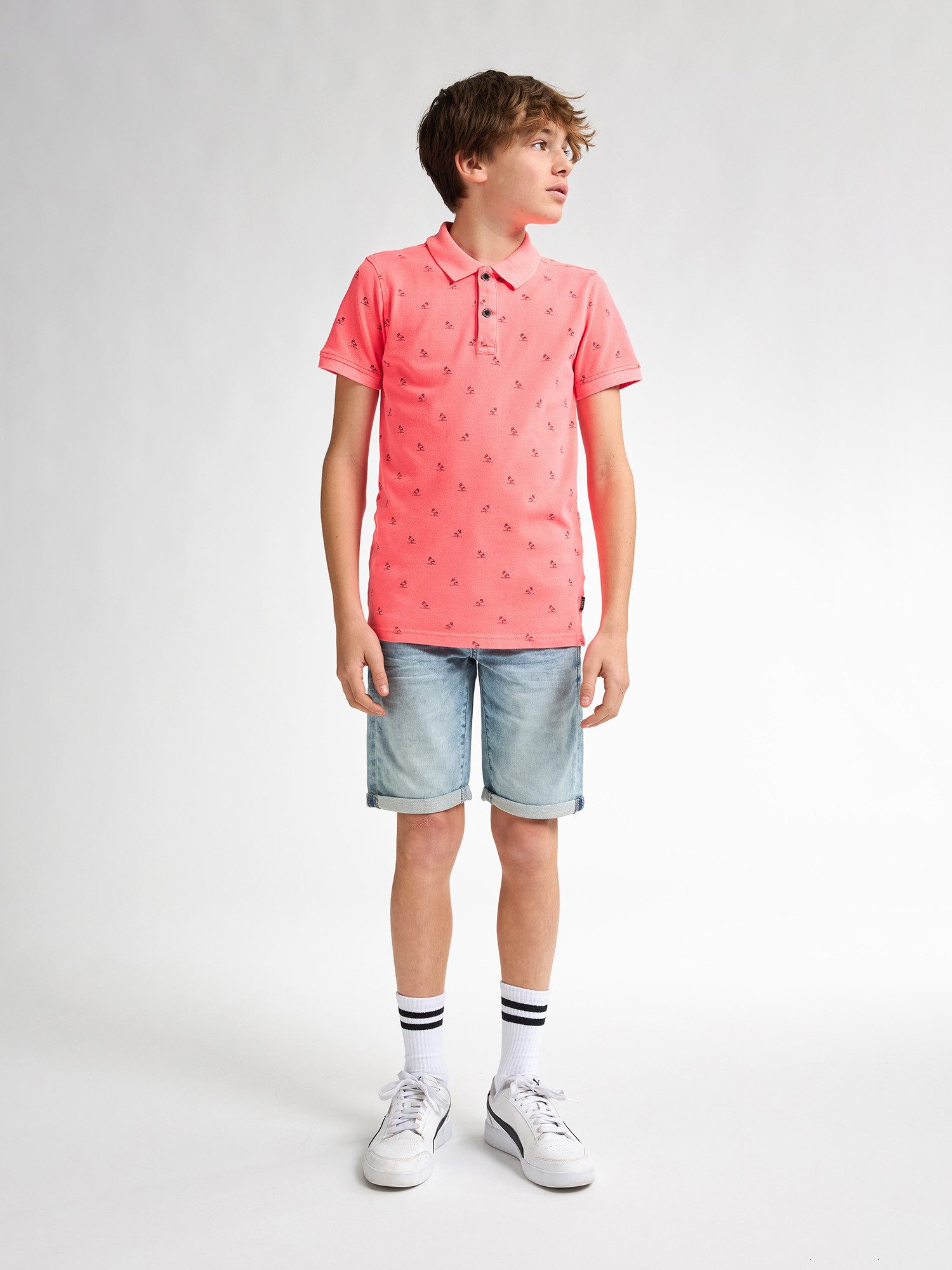 Petrol Industries Poloshirt Marigold mit All-over Muster
