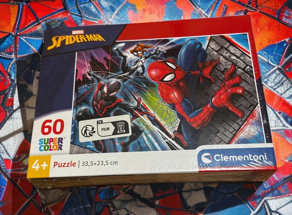 Clementoni® Puzzle Supercolor Spiderman Puzzle 60 Teile buntes Kinderpuzzle für Kinder, 60 Puzzleteile, 1 x Puzzle Geschenk für Mädchen Jungen Kinder Puzzle