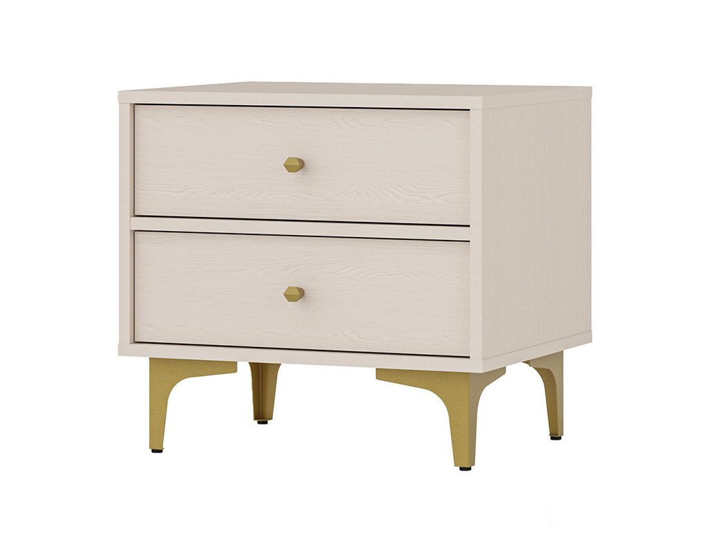 Beautysofa Nachttisch TOKYO, mit seesternförmigen Beinen