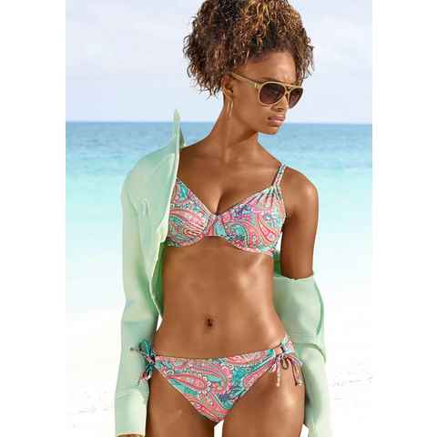 Venice Beach Bikini-Hose Paislee in soften Farben