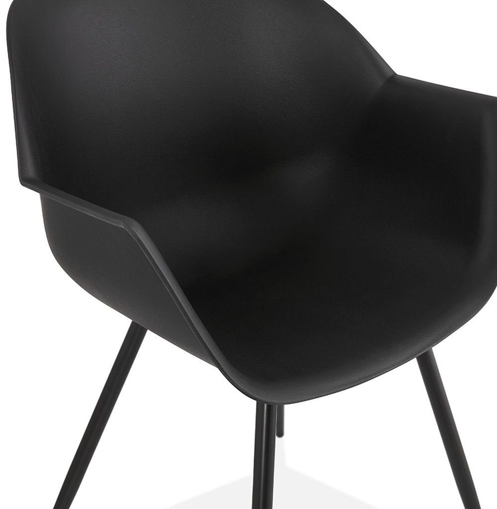 DESIGN Schwarz Loungesessel Plastic (black) SANKUS KADIMA Esszimmerstuhl Polym