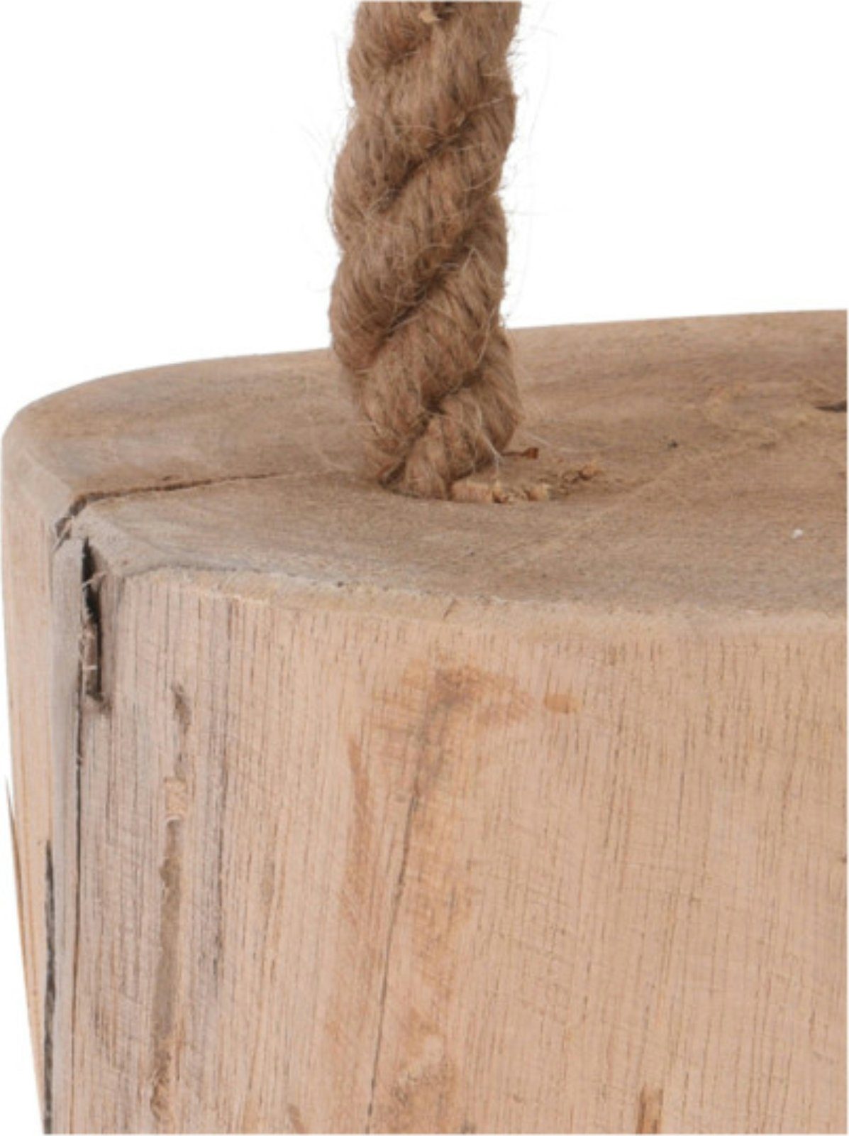 Koopman Türstopper Türhalter Teakholz Unikat 1,5 KG Tau Natur Unperfekt 1/2 günstig online kaufen