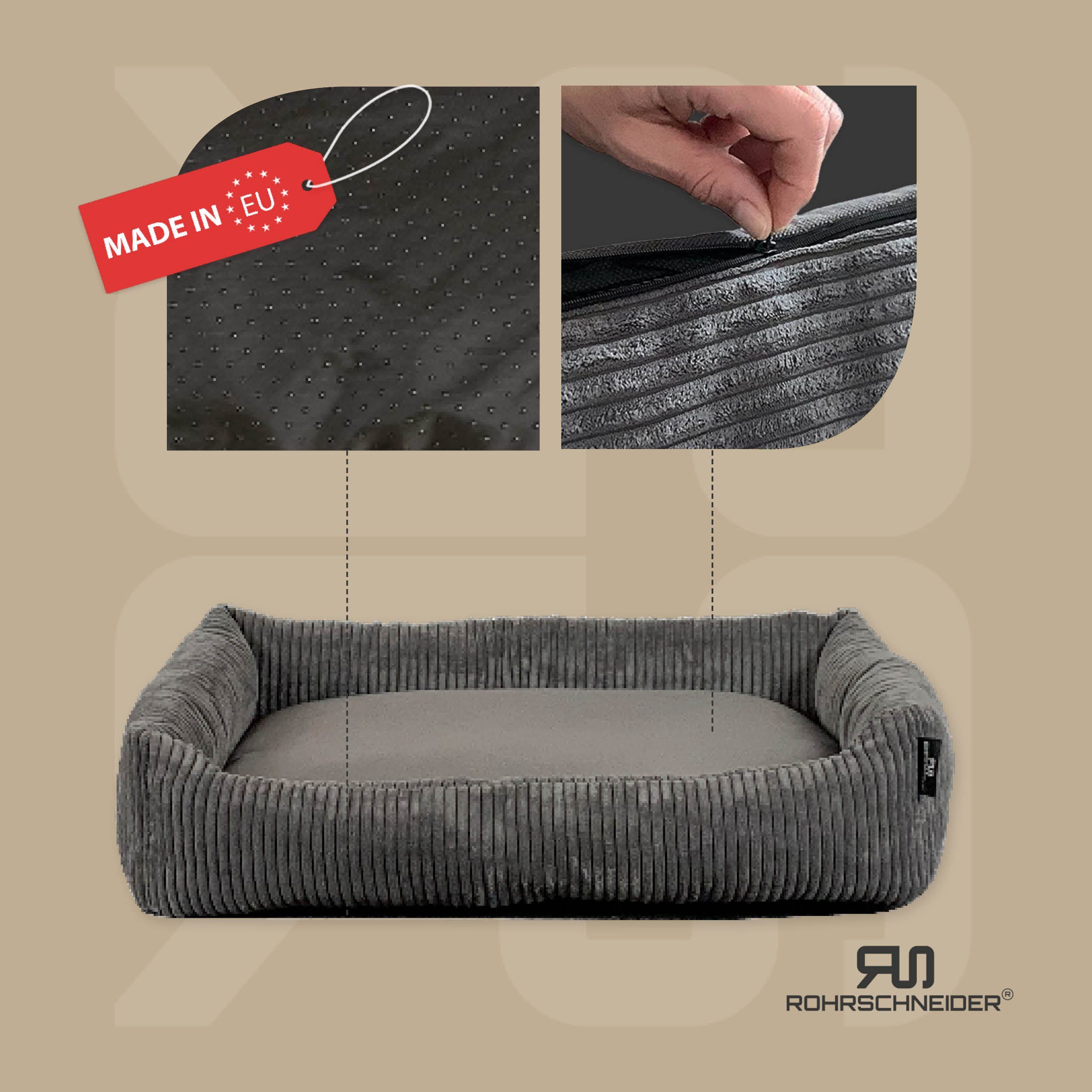 Rohrschneider Tierbett Hundebett Hundekorb Cordstoff, inkl. günstig online kaufen