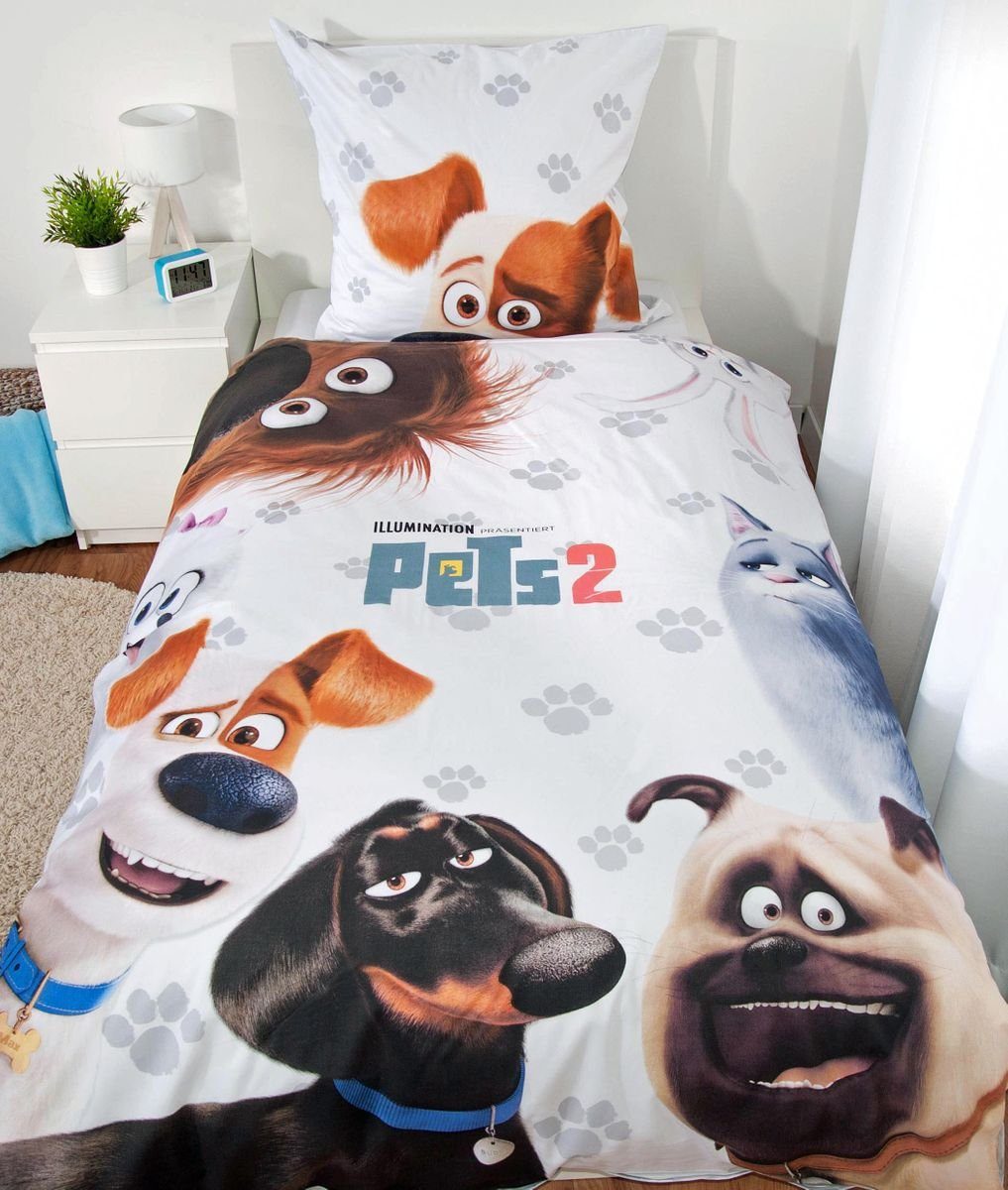 Herding Bettwäsche Pets 2 135x200cm Hund Katze Hase Haustiere, Renforcé, 2 günstig online kaufen