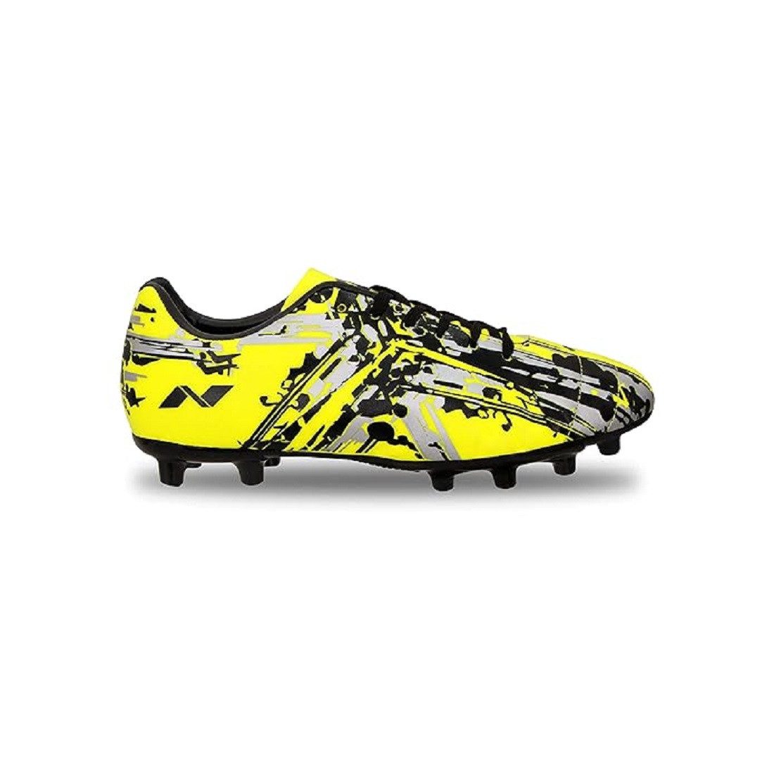 NIVIA Nivia Storm Fußballschuhe, PVC-Kunstleder, TPU-Sohle, Schnürverschluss Fußballschuh (Lieferumfang: 1 Paar Schuhe) Gepolstertes Fußbett