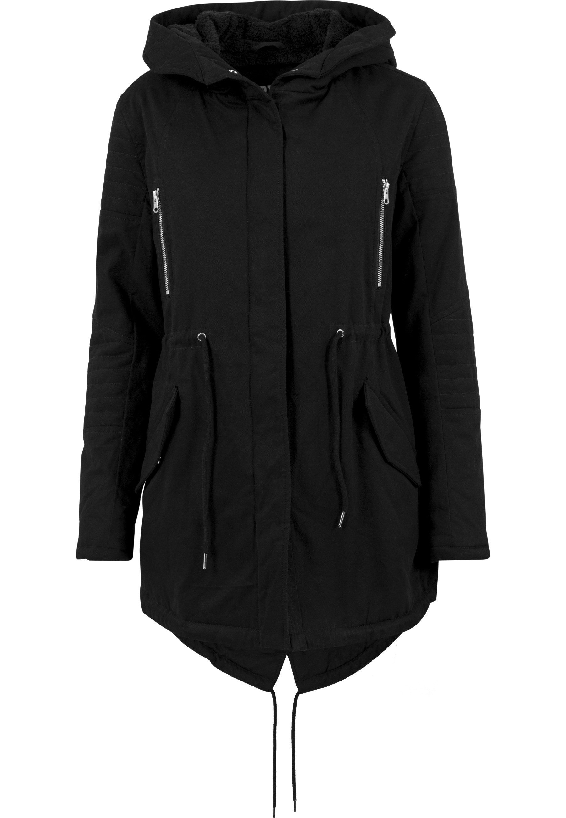 URBAN CLASSICS Parka Urban Classics Damen Ladies Sherpa Lined Cotton Parka günstig online kaufen