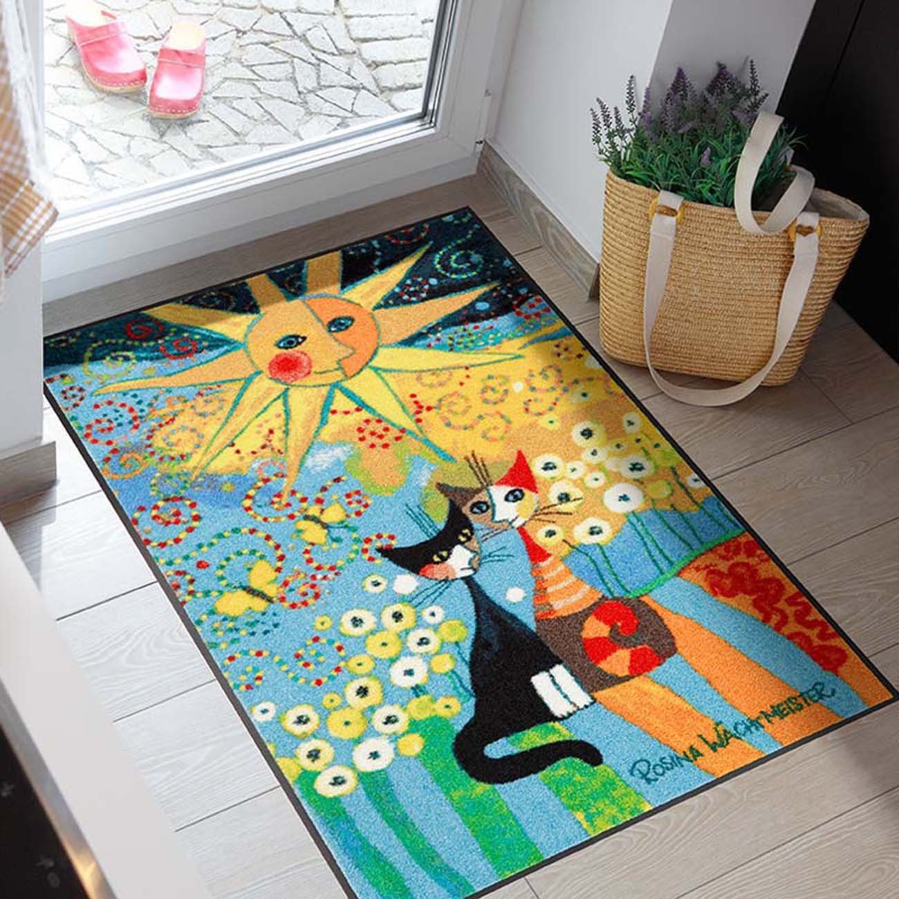 Salonloewe Läufer Fußmatte 75x120 Rosina Wachtmeister La Dolce Vita gelb, E günstig online kaufen