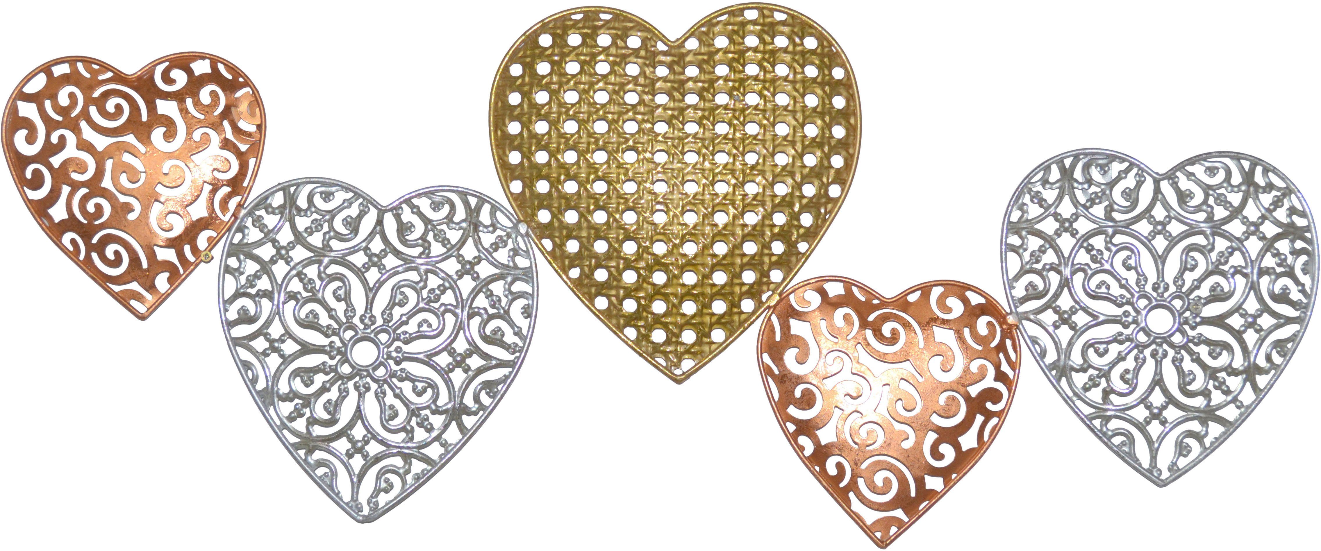 HOFMANN LIVING AND MORE Wanddekoobjekt Wanddekoration (1 St), romatische De günstig online kaufen