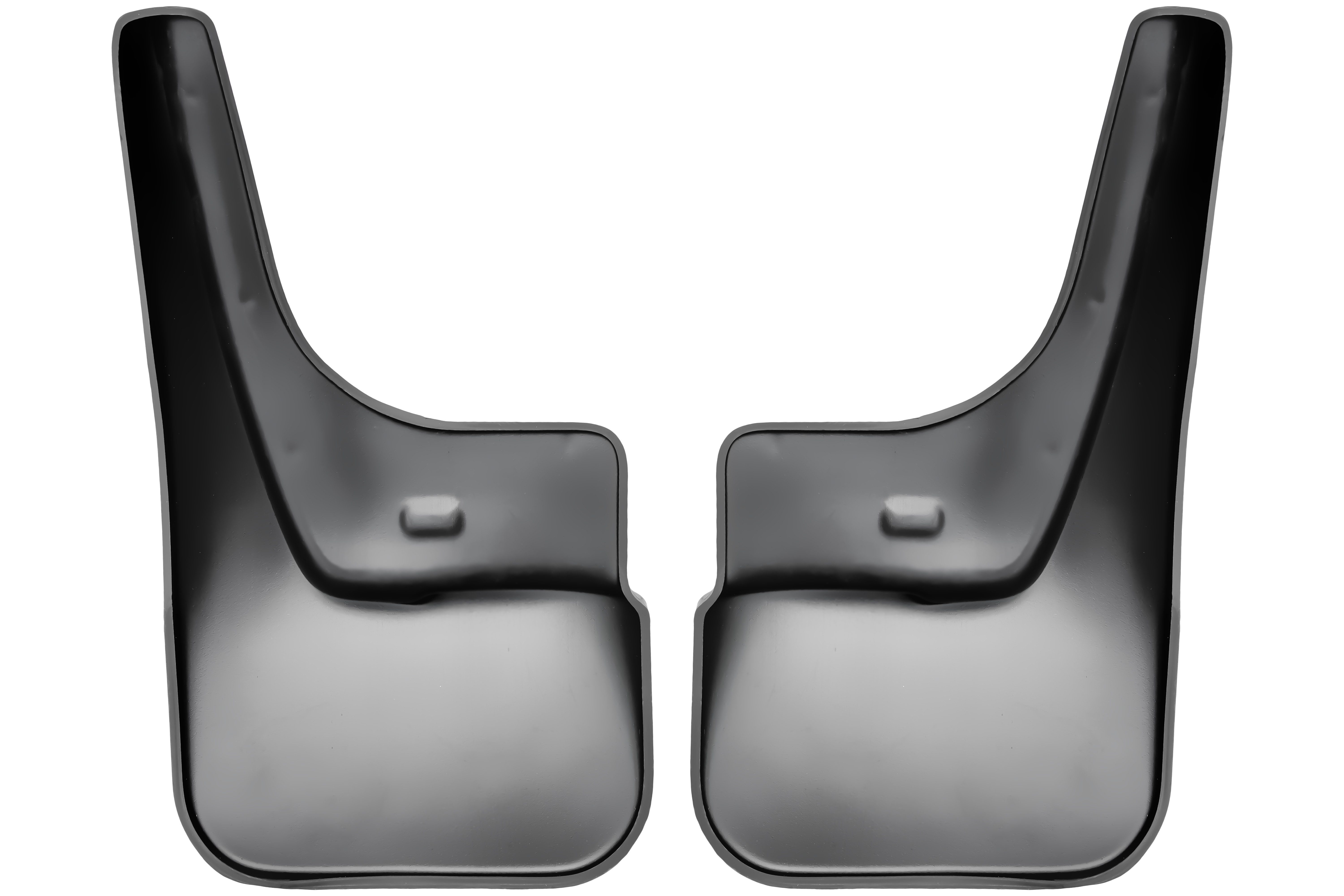 RECAMBO Kfz-Schmutzfänger Set hinten für Mitsubishi ASX, Typ GA W, BJ 2010-2016, passgenau, 2-tlg., Spritzschutz, TPE - Kunststoff-Gummi, Flexibel, stoß-und bruchfest