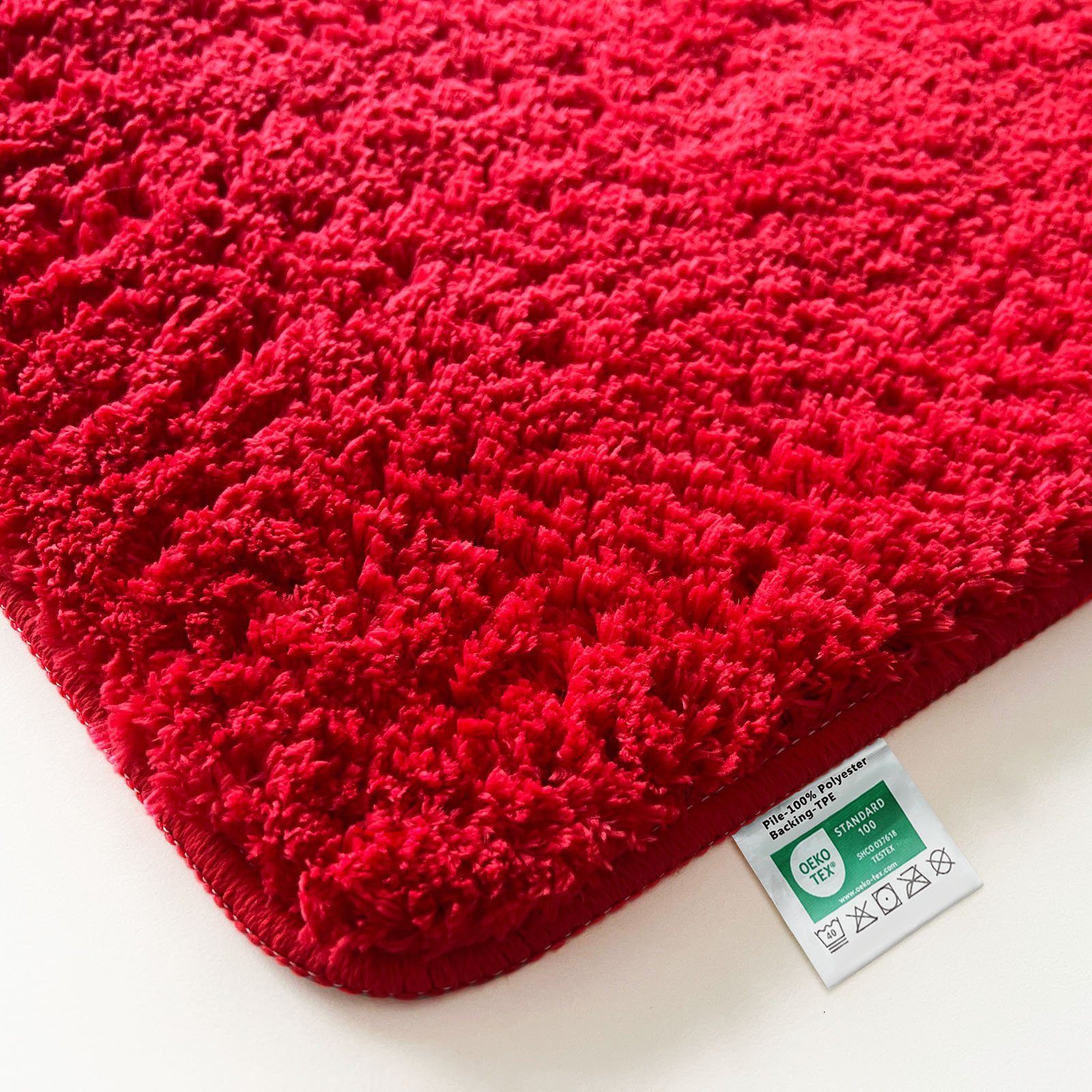 Kubus Badematte Karat Rechteckig, Badteppich, Extrem weicher & dichter Hoch günstig online kaufen