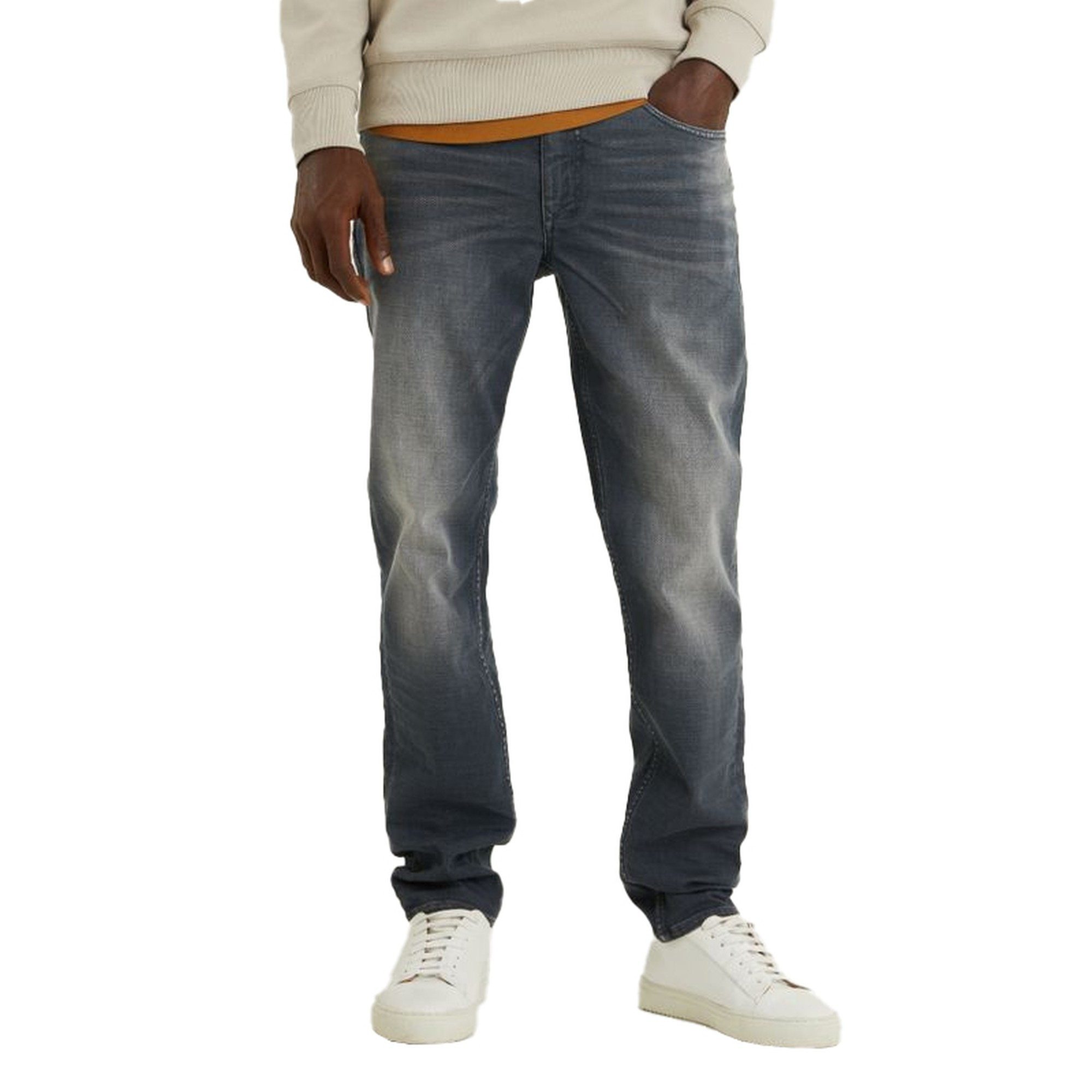 CHASIN' 7/8-Caprijeans Iron Albion, grau