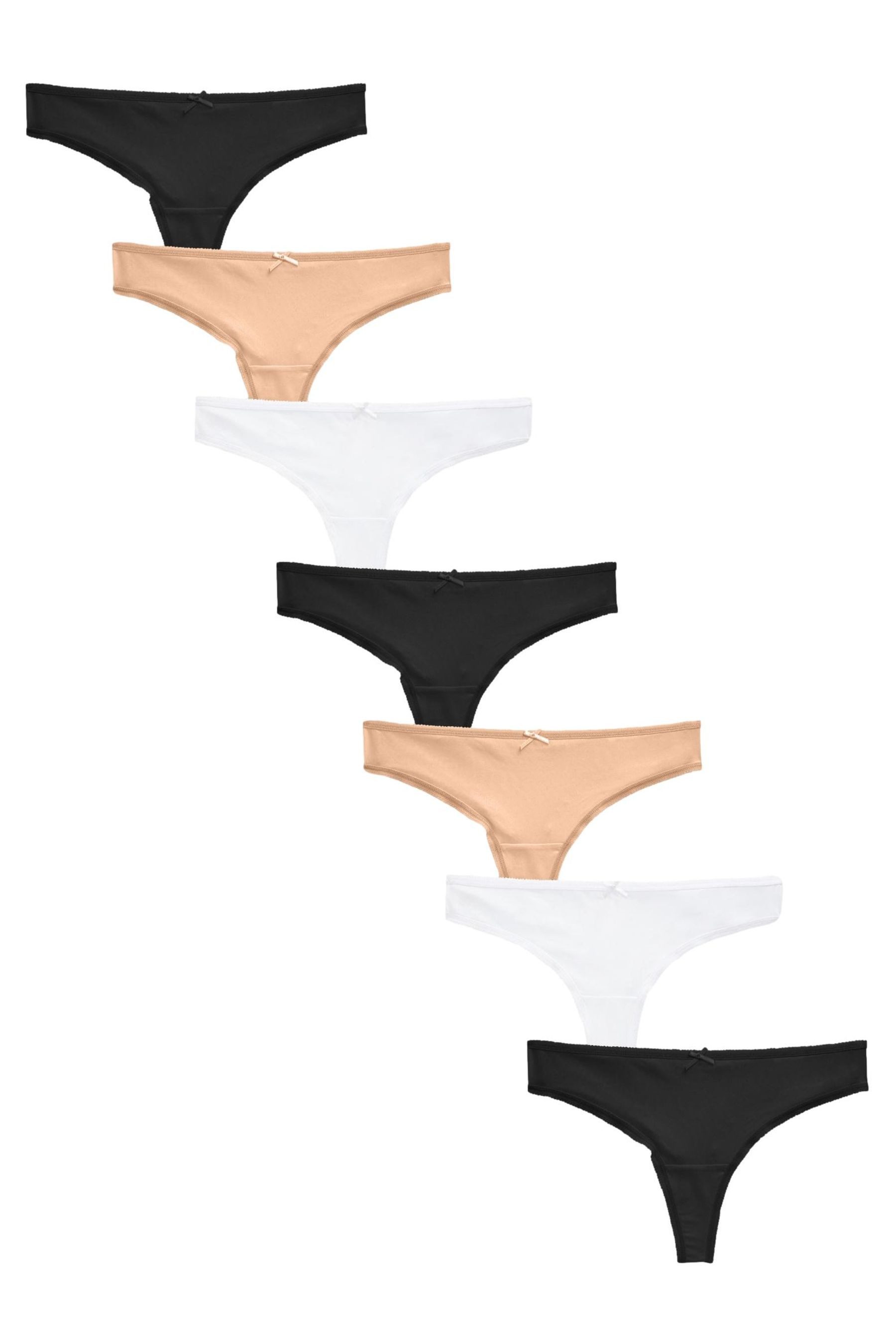 Next String Tanga-Slips aus Mikrofasern im 7er-Pack (7-St)