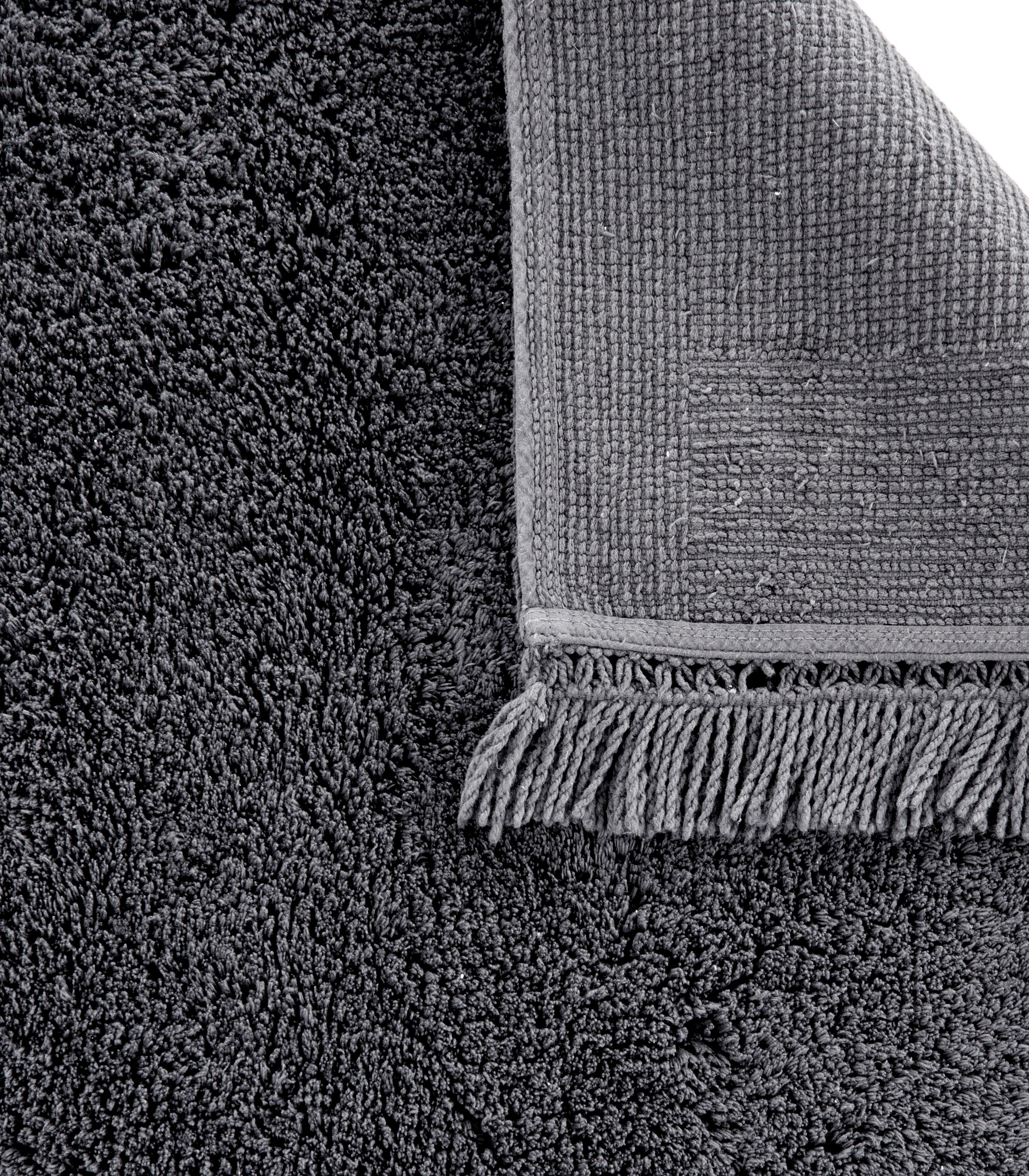 LeGer Home by Lena Gercke Badematte Tamsin, Badvorleger, Badezimmer Teppich, Höhe 20 mm, strapazierfähig, fußbodenheizungsgeeignet, Baumwolle, rechteckig, mit F – Bild 4 von 5