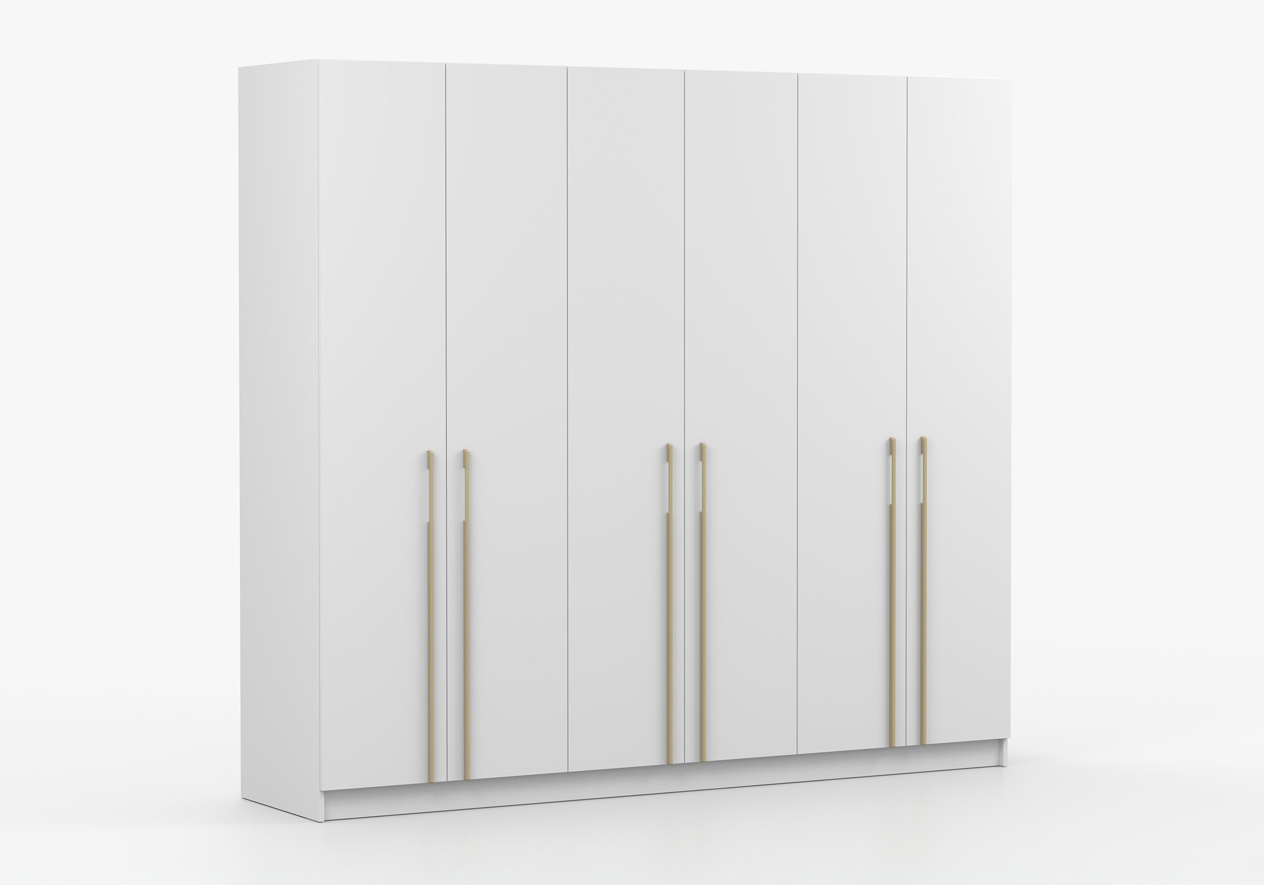 MOEBLO Drehtürenschrank Glamy 6D (Moderner 6-türiger Kleiderschrank mit vie günstig online kaufen