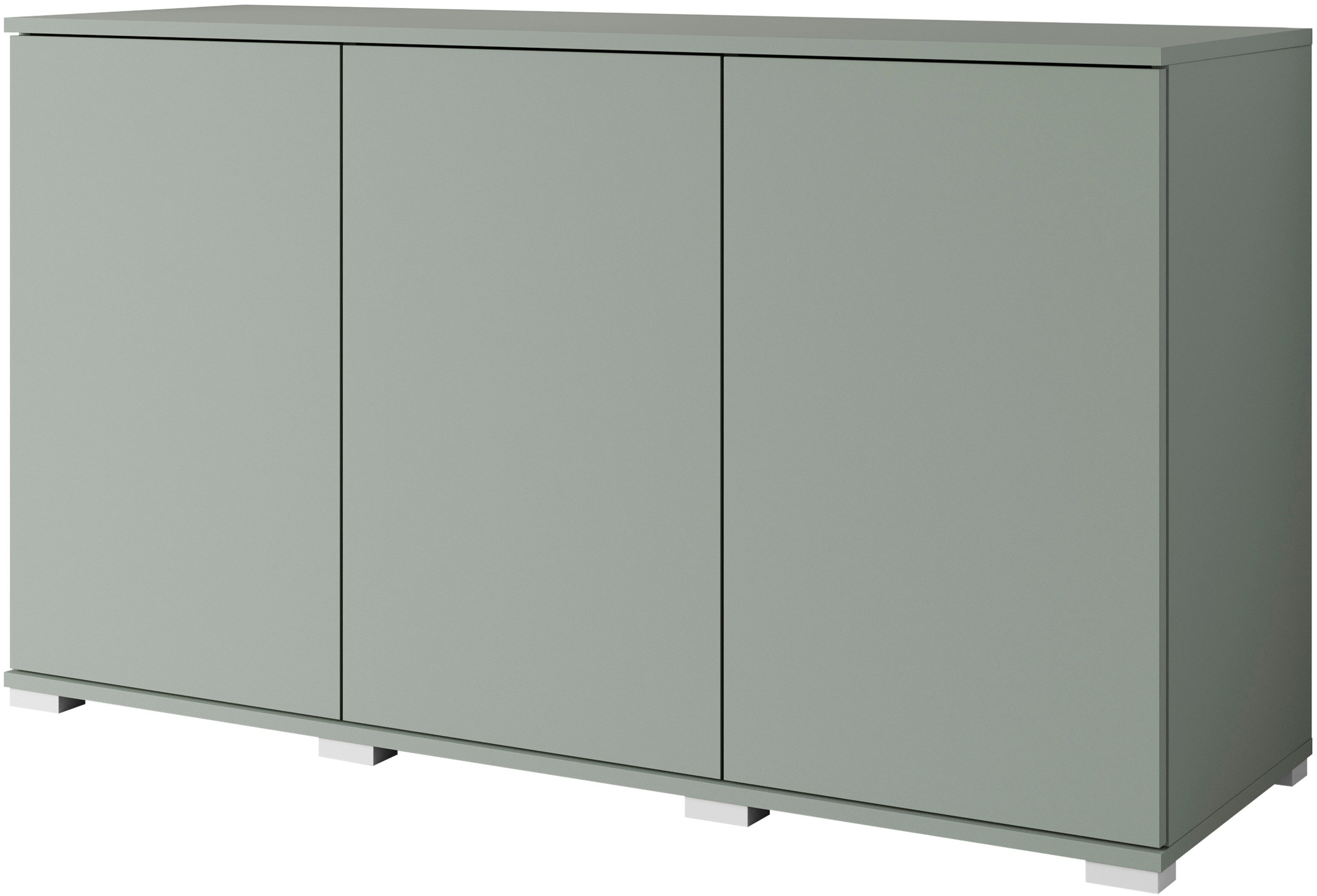 INOSIGN Sideboard Kenia, moderne grifflose Kommode mit 3 Türen, Breite 120 günstig online kaufen