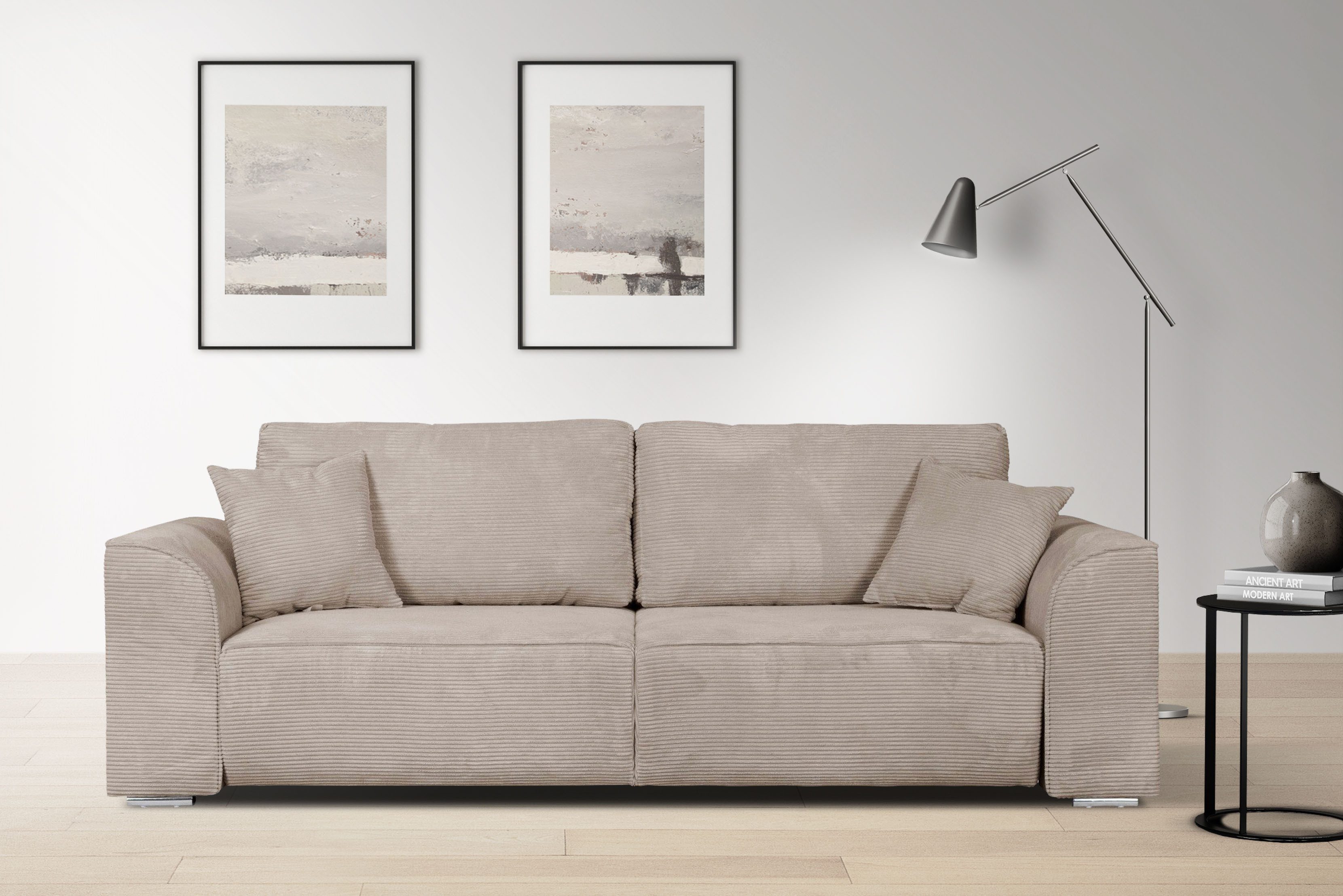 OTTO home "BEATRICE, B: 250 cm - wahlweise mit Bettfunktion" u. Bettkasten, günstig online kaufen