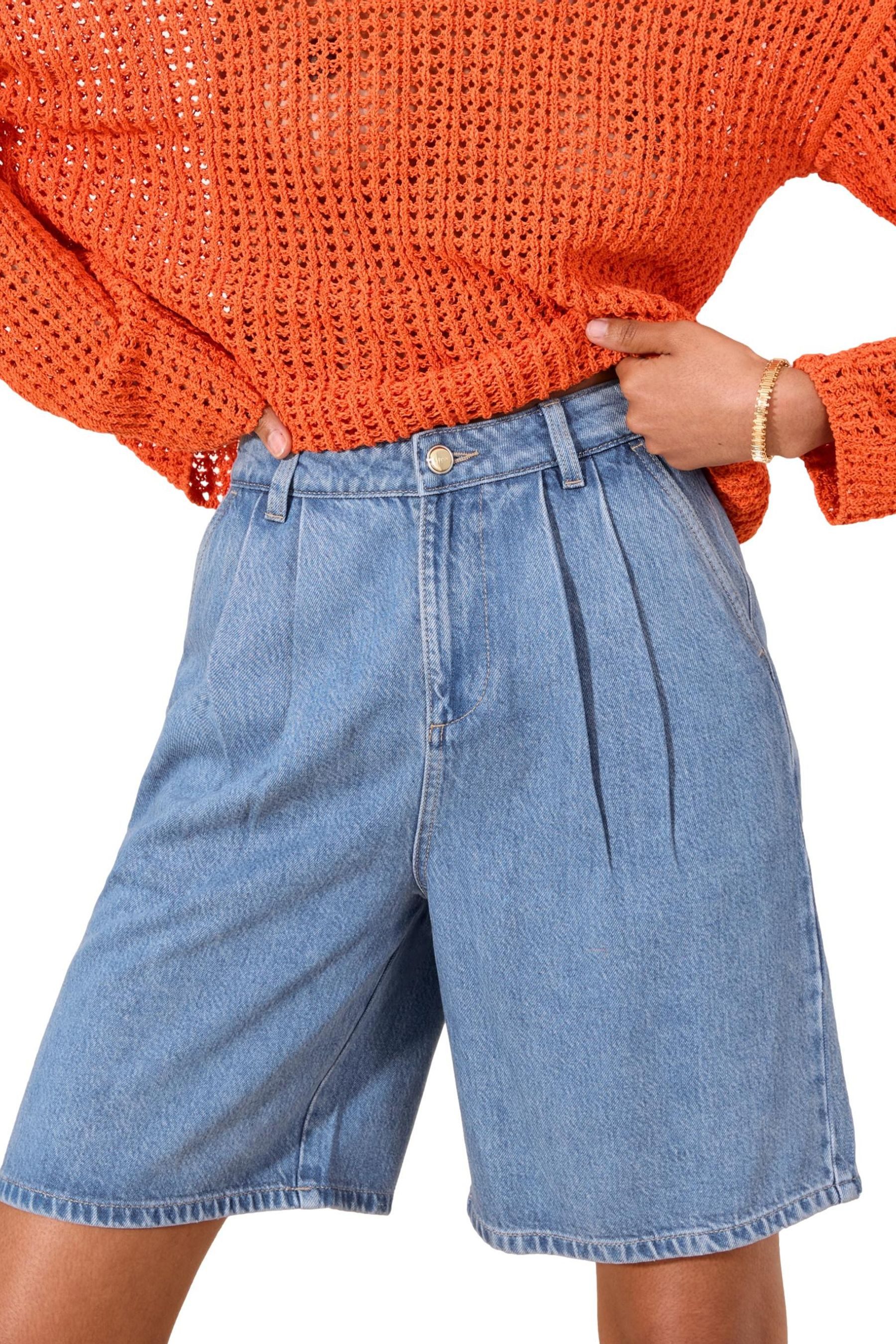 Lipsy Bermudas Lipsy Bermuda-Jeansshorts (1-tlg)