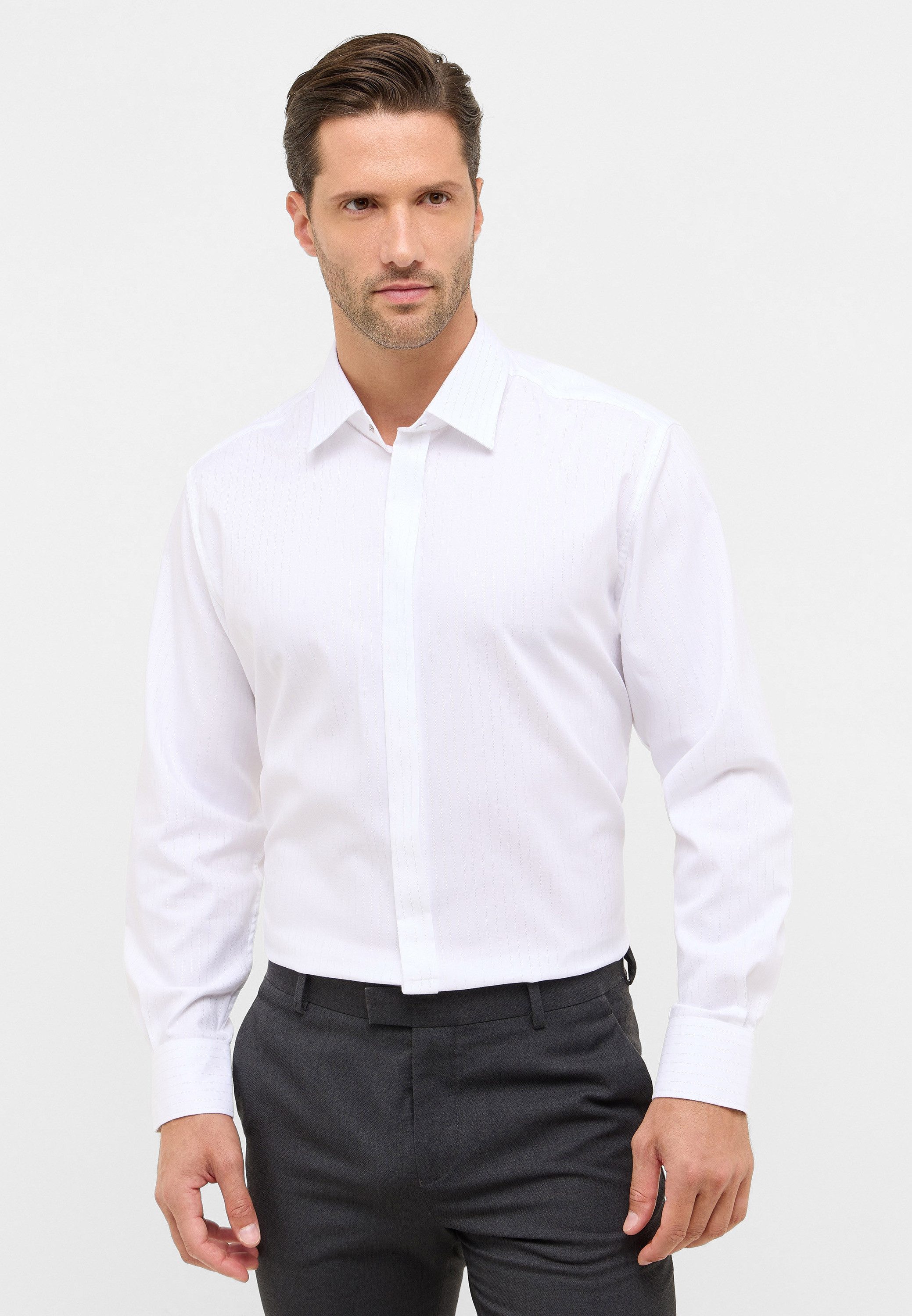 Eterna Langarmhemd MODERN FIT EASY IRON (bügelleicht) günstig online kaufen