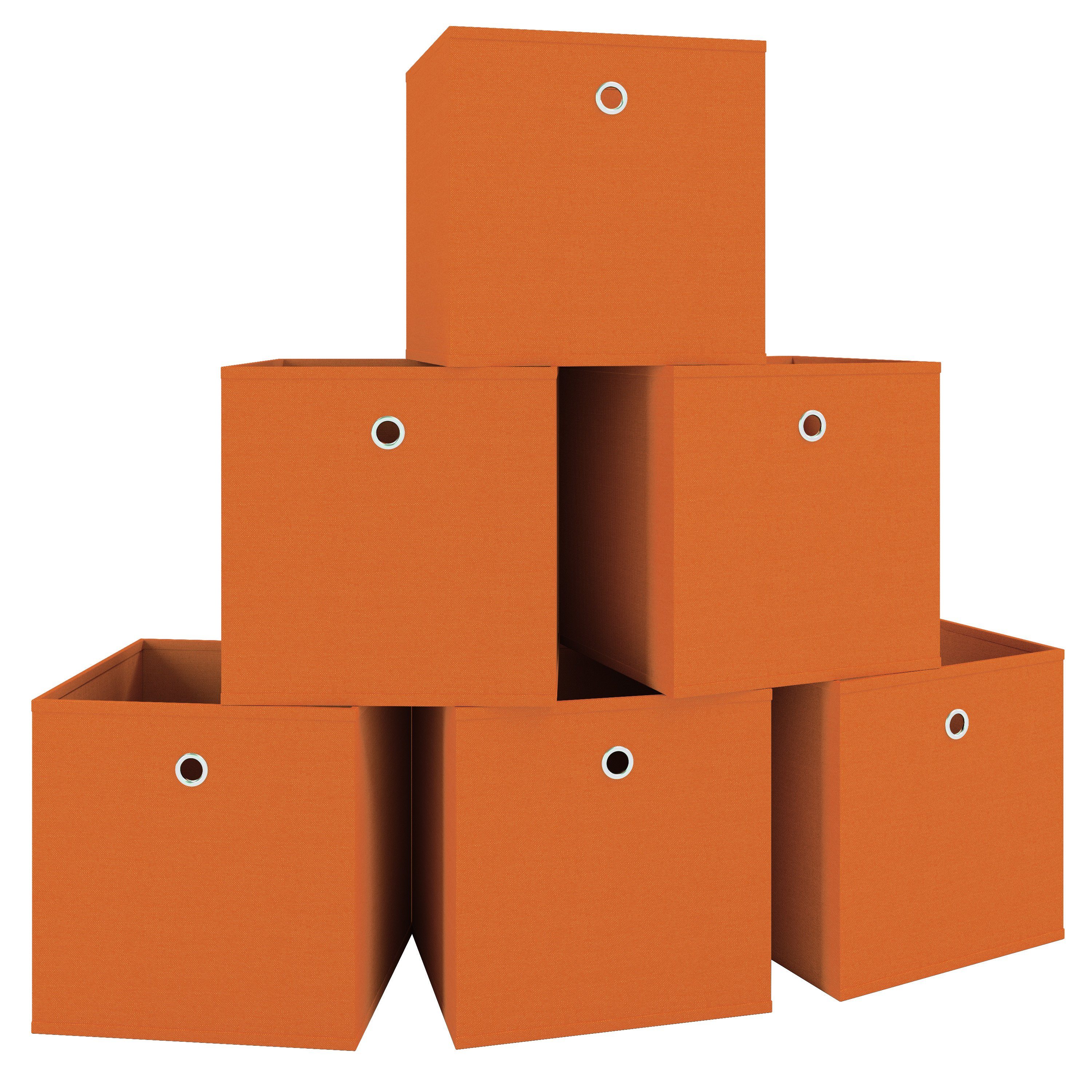 VCM Faltbox 6er Set Faltbox Klappbox Aufbewahrungsbox Boxas