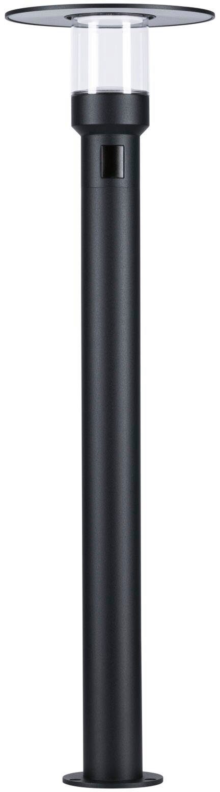 Paulmann LED Gartenleuchte Sienna 230V Pollerleuchte, LED fest integriert, Warmweiß, seewasserresistent, mit PIR-Sensor