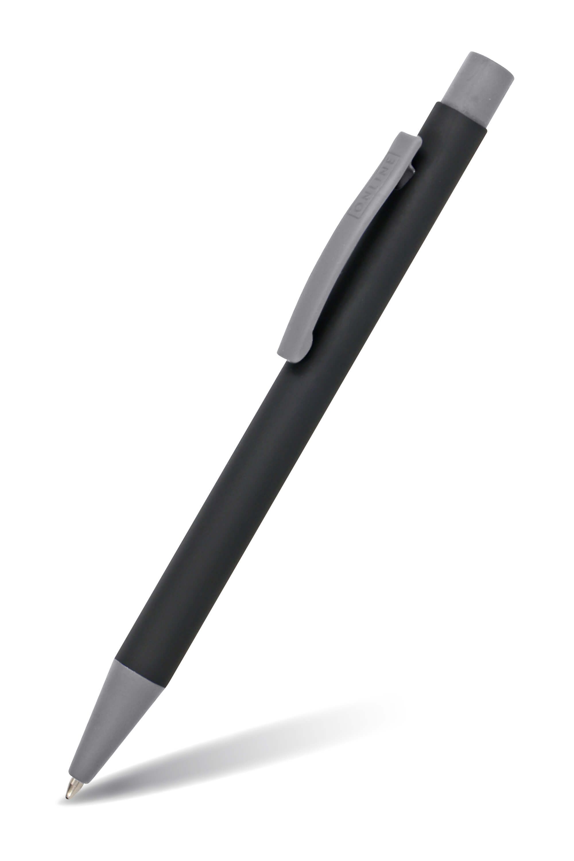 Online Pen Kugelschreiber Soft Metal Druckkugelschreiber, aus Aluminium, mit Softtouch-Feeling