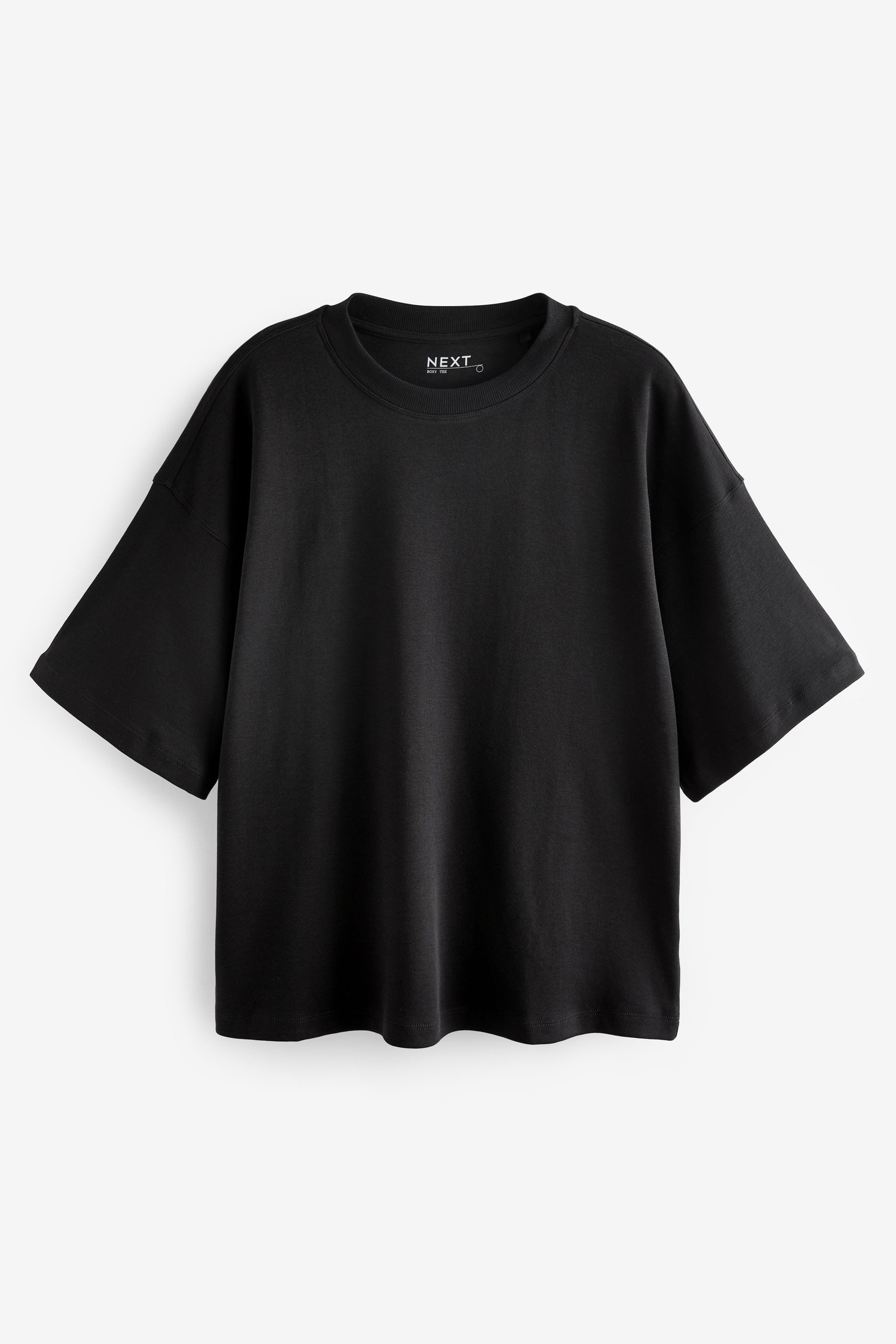 Next T-Shirt Kastiges Relaxed Fit Oversized-T-Shirt, günstig online kaufen