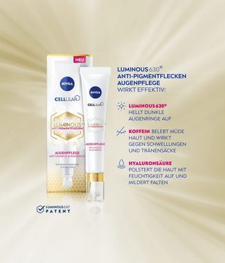 Nivea Anti-Aging-Augencreme NIVEA Cellular Luminous 630 Anti-Pigmentflecken Augenpflege 15ml