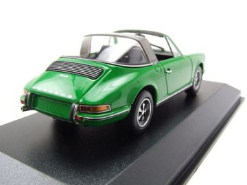 Minichamps Modellauto Porsche 911 Targa 1972 grün Modellauto 1:43 Minichamps, Maßstab 1:43