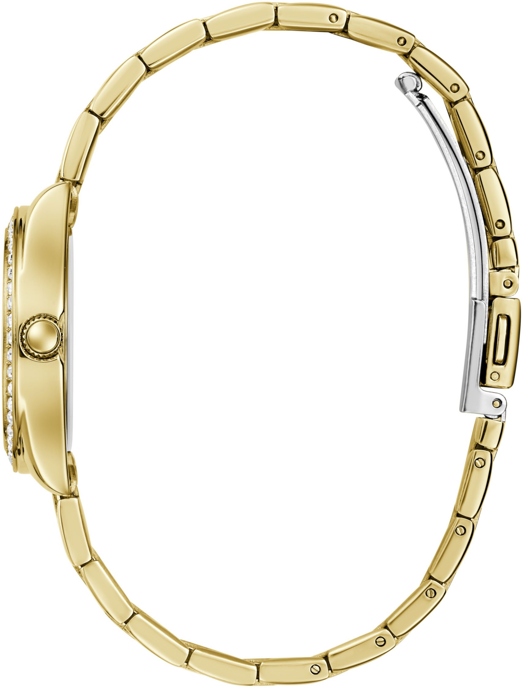 Guess Quarzuhr MINI LUNA GLITZ GW0841L7, günstig online kaufen
