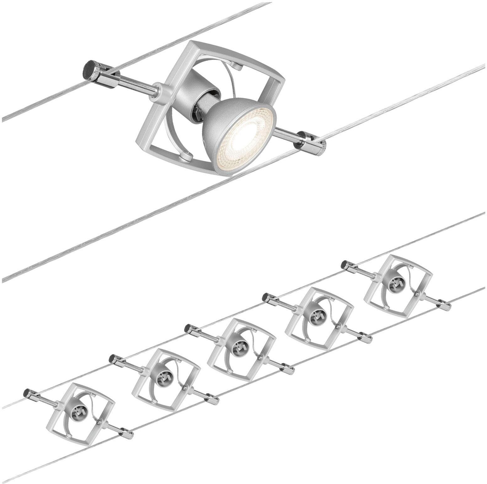 Paulmann LED Deckenleuchte Mac II, ohne Leuchtmittel, GU 5,3