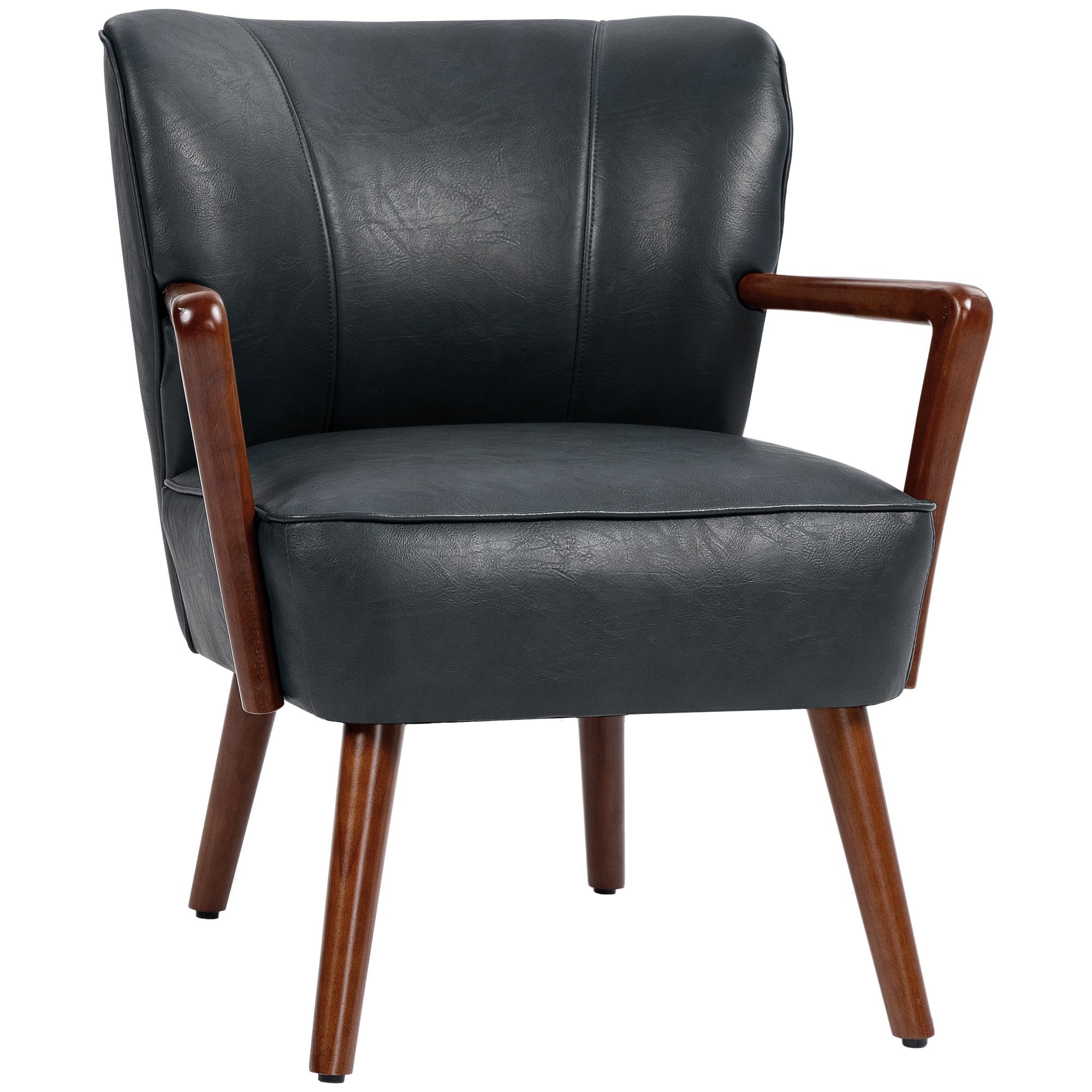 HOMCOM Relaxsessel Loungesessel mit gepolsterte Sitzfläche günstig online kaufen