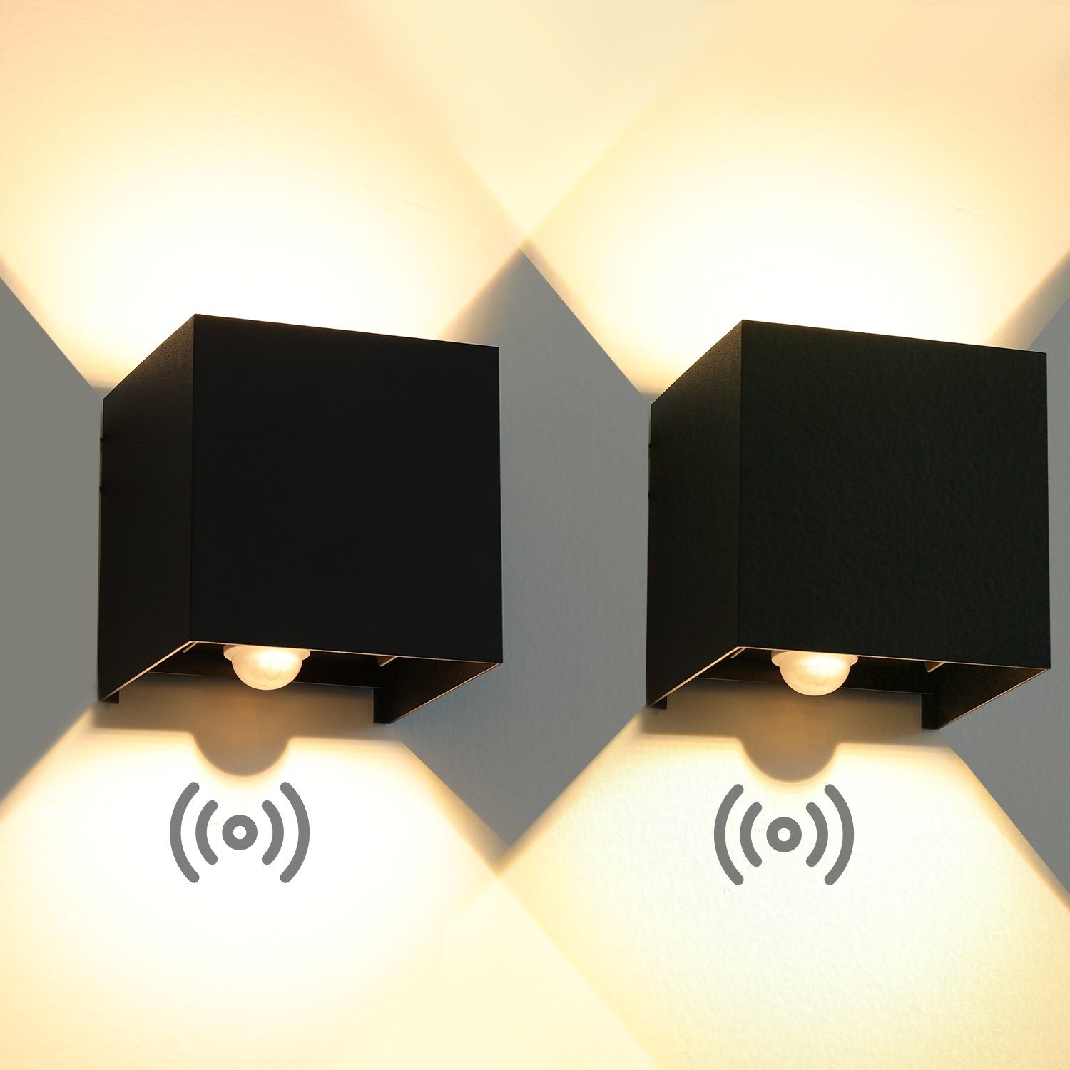 WILGOON Wandleuchte 10W LED Wandlampe Aussen günstig online kaufen