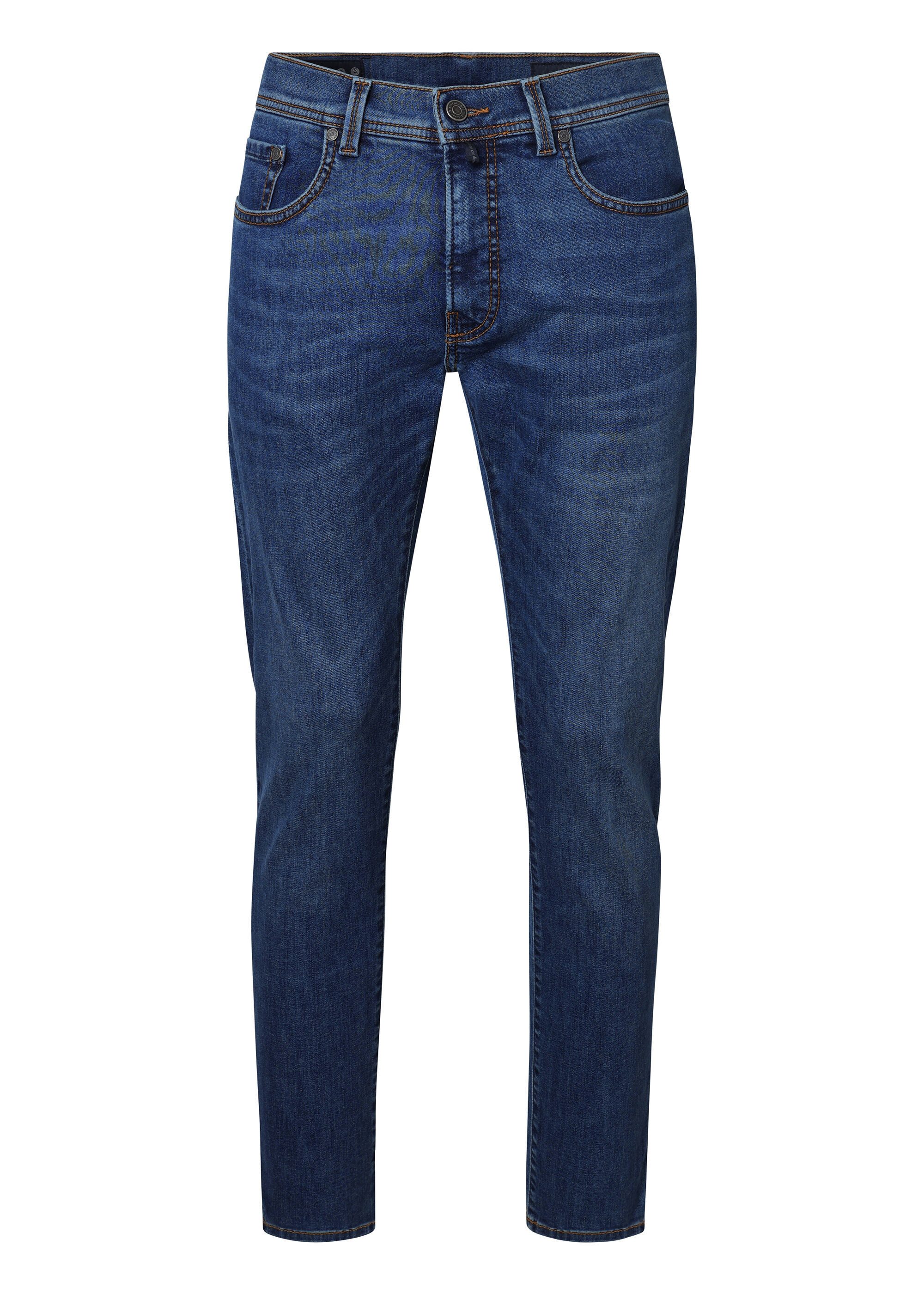 Pierre Cardin Regular-fit-Jeans Lyon mit Dornschlaufe für die Gürtelschnall günstig online kaufen