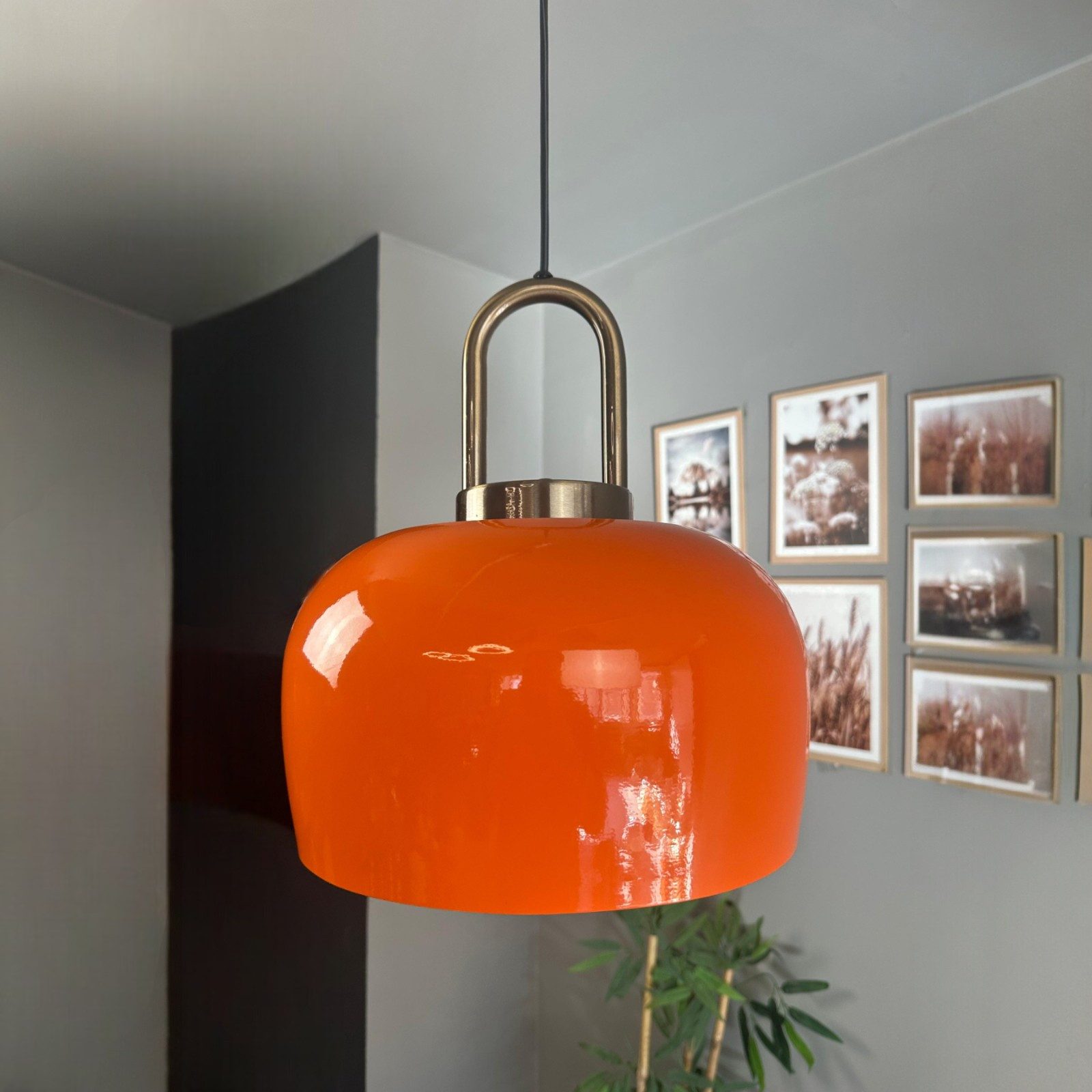 Bamyum Pendelleuchte Bamyum Pendelleuchte Vintage I Kreis I Metall Ø30 cm Lampe, ohne Leuchtmittel
