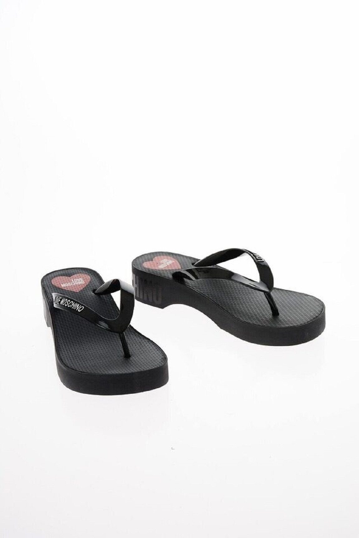 LOVE MOSCHINO Love Moschino Damen Zehentrenner, LOVE MOSCHINO SABOTD. EVA45 Sandal Badezehentrenner Logo