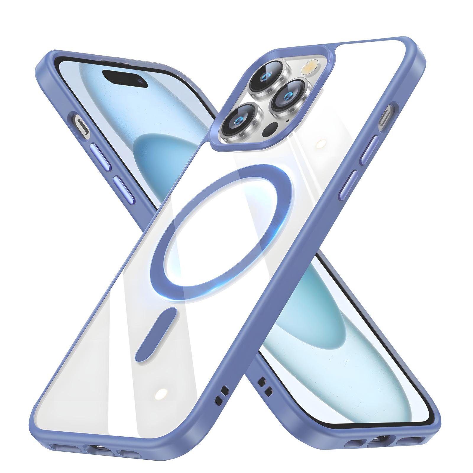 Numerva Handyhülle Handy Hülle für Apple iPhone 12 Pro Max, Magsafe Handy Schutzhülle Bumper Rückcover Case