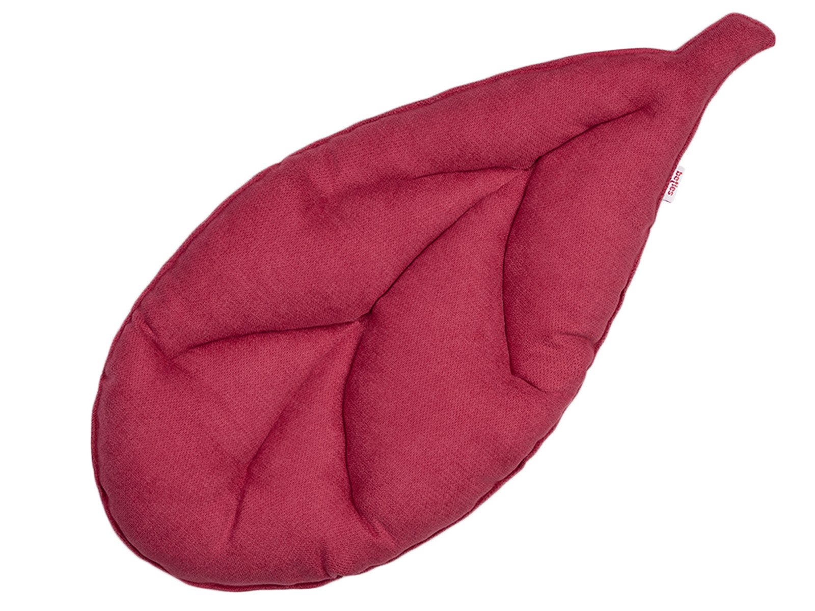 beties Stuhlkissen FarbTon, Bankkissen in Chenille-Optik; Blatt-Form