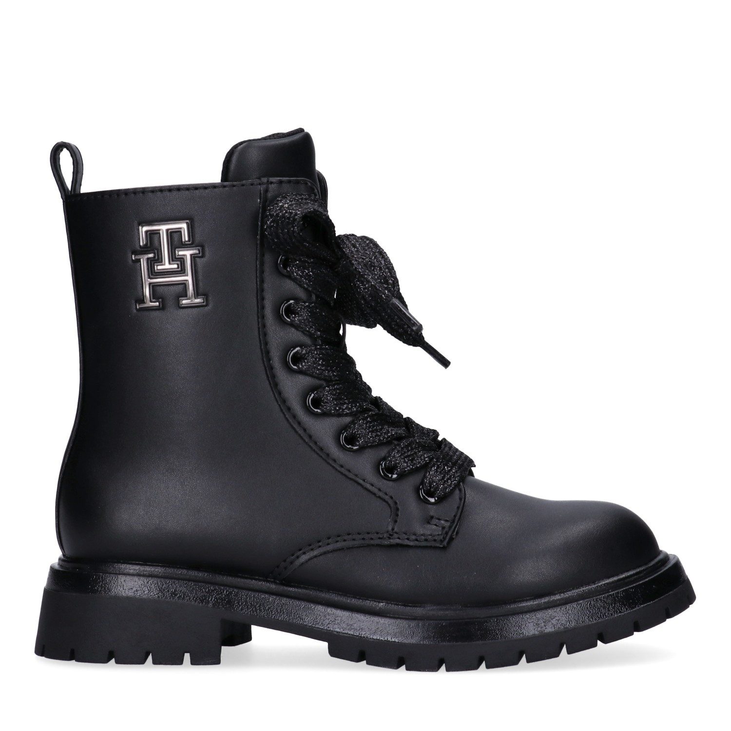 Tommy Hilfiger Schnürboots Chunky Boots mit modischen Schnürsenkeln