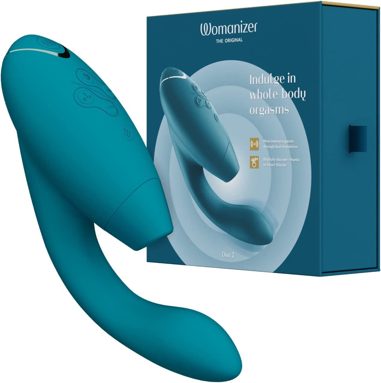 Womanizer Klitoris-Stimulator DUO 2 Petrol