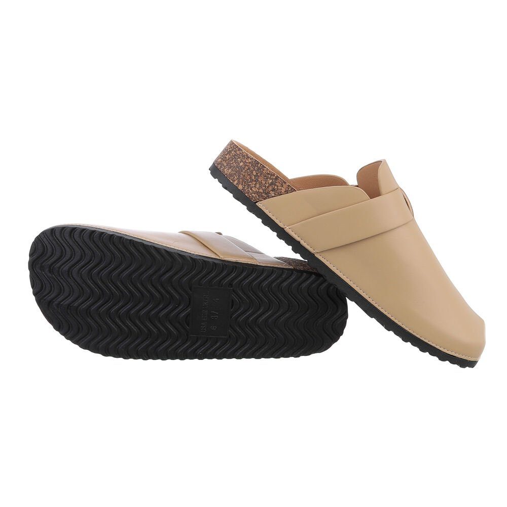 Ital-Design Damen Mules Freizeit Pantolette (85275969) Flach Pantoletten in günstig online kaufen