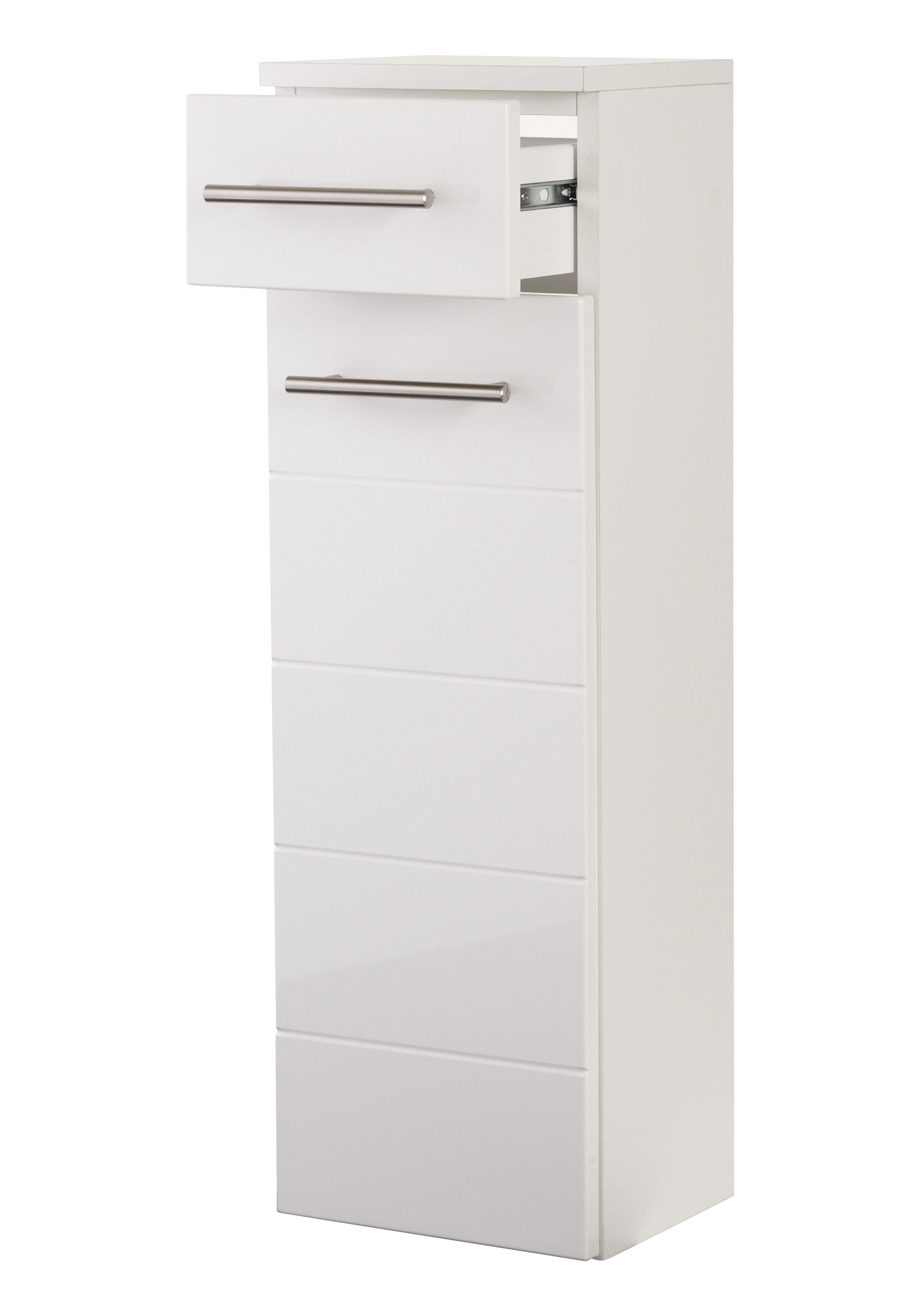 welltime Unterschrank Porto Breite 25 cm, mit hochglänzenden Fronten