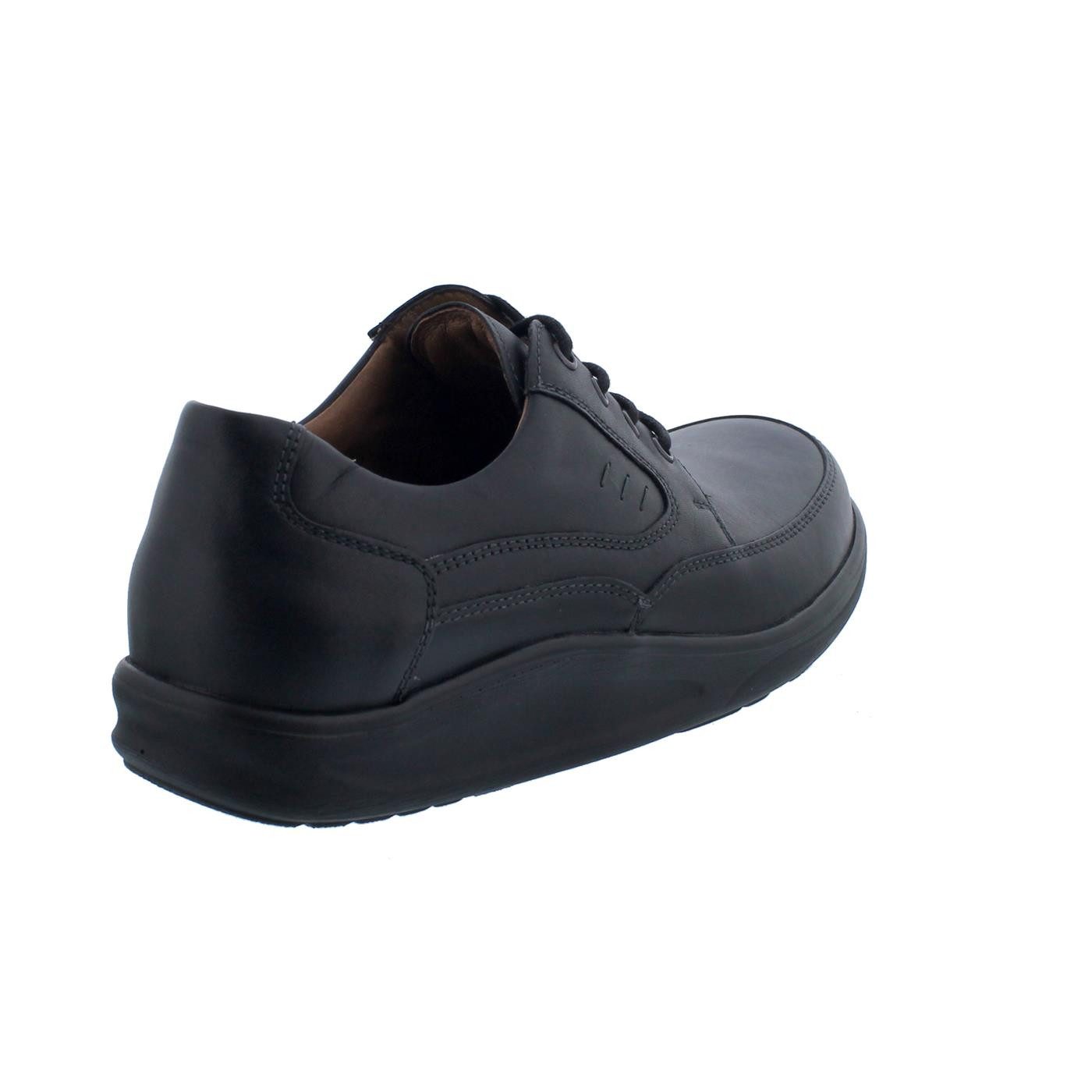 Waldläufer Waldläufer Helgo, Dynamic-Sohle, Glattleder (Palmer), schwarz Weite H Schnürschuh