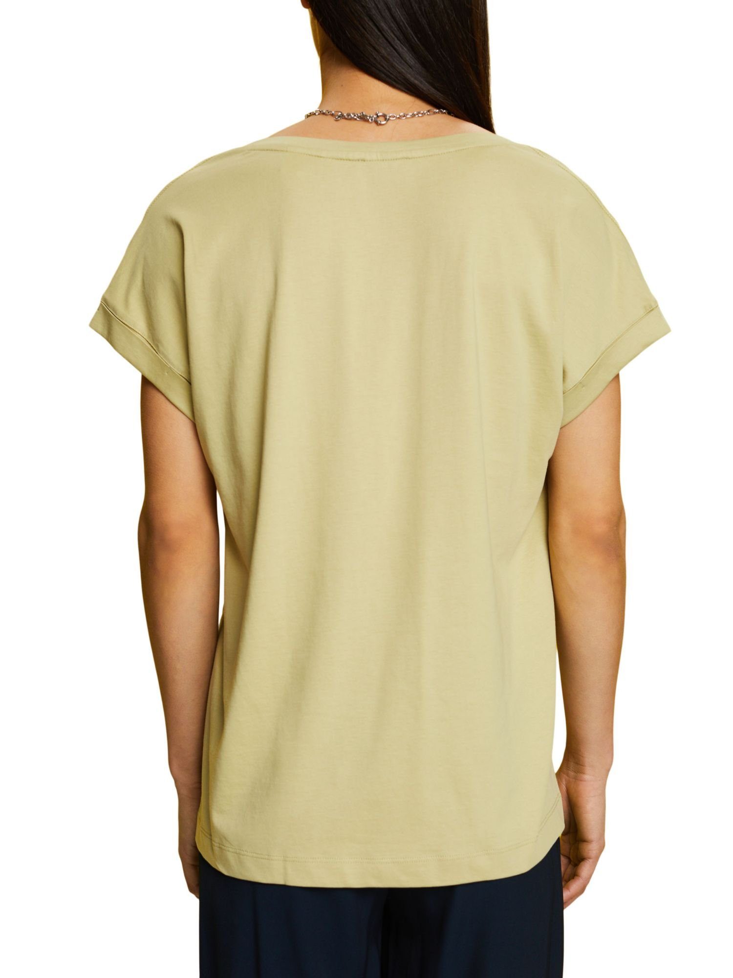 GREEN T-Shirt Esprit T-Shirts PASTEL (1-tlg)