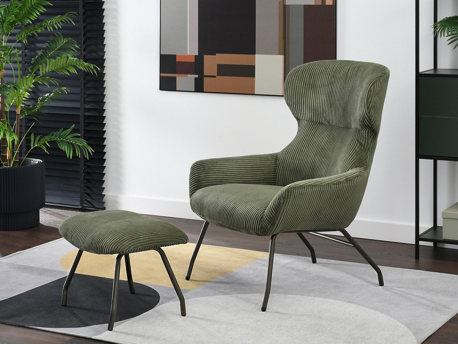 Compleo Relaxsessel Sessel mit Fußhocker CAMAS günstig online kaufen