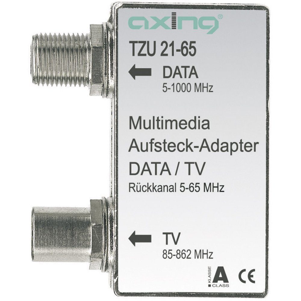 axing Axing TZU 21-65 Multimedia Aufsteck-Adapter TV-Kabel