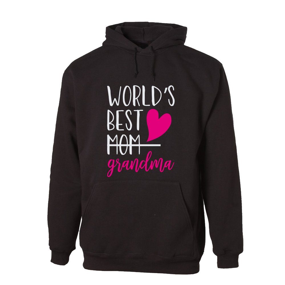 G-graphics Hoodie World´s best grandma mit trendigem Frontprint, Aufdruck auf der Vorderseite, Spruch/Sprüche/Print/Motiv, für jung & alt