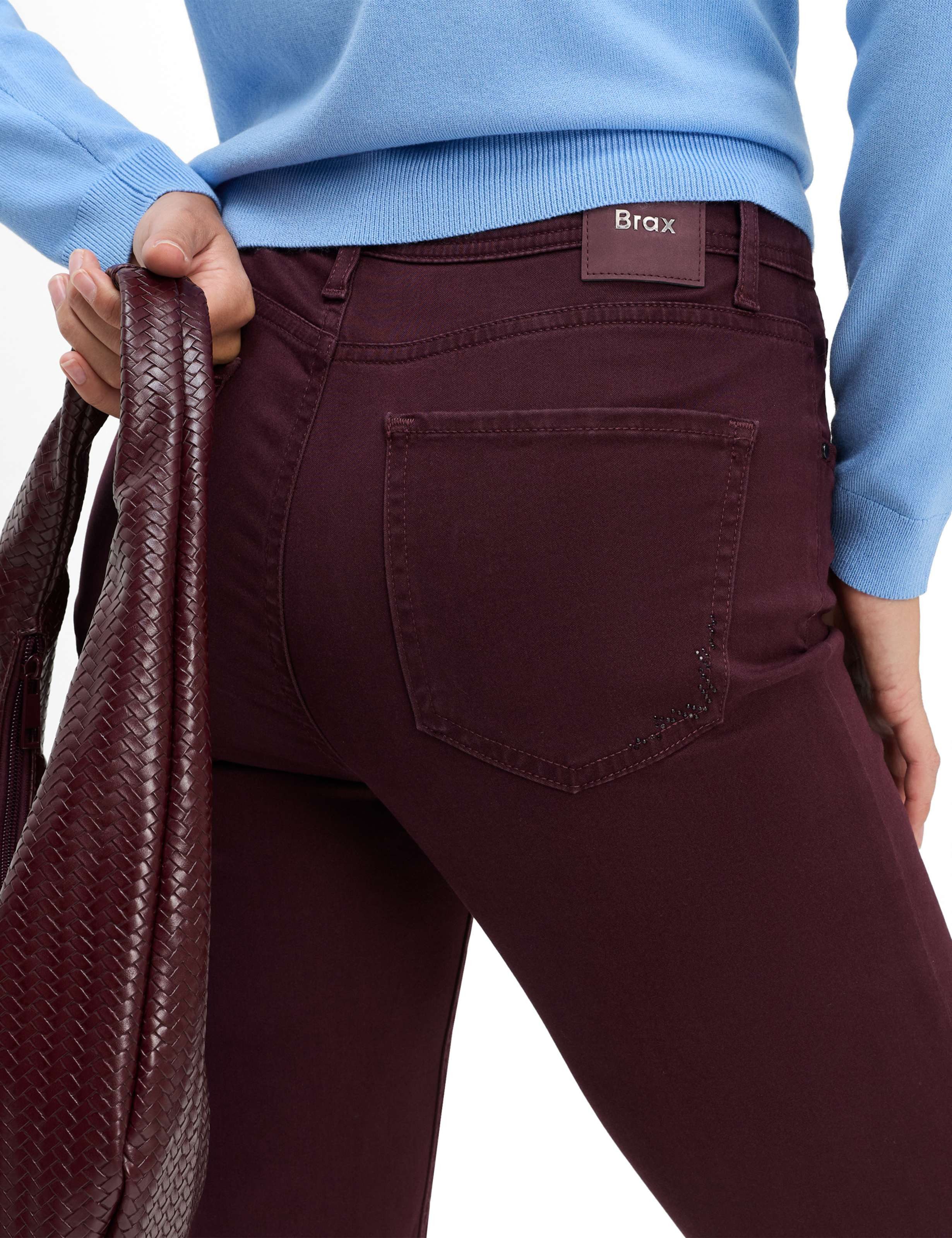Brax 5-Pocket-Hose Style CAROLA Cotton Dream: Five-Pocket-Hose im Feminine Fit – Bild 3 von 5