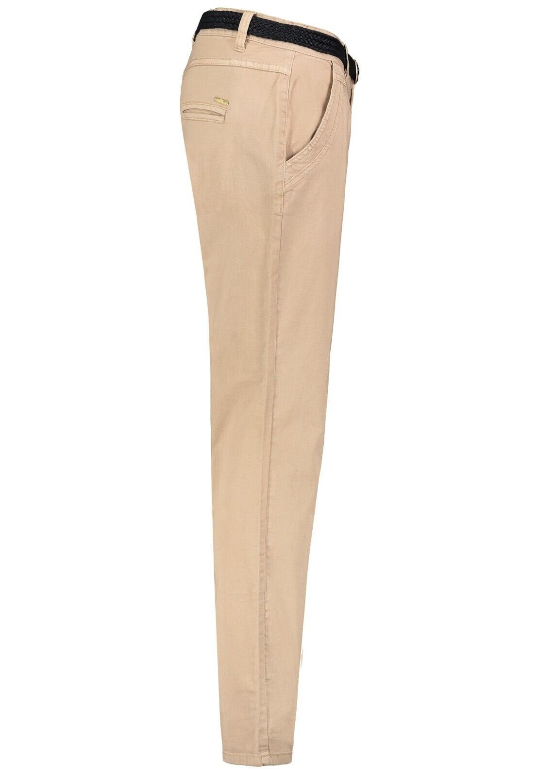 Urban Surface Chinos Damen Chino Stoffhose Businesshose Sommer Navy inkl.Gürtel Hose Freizit