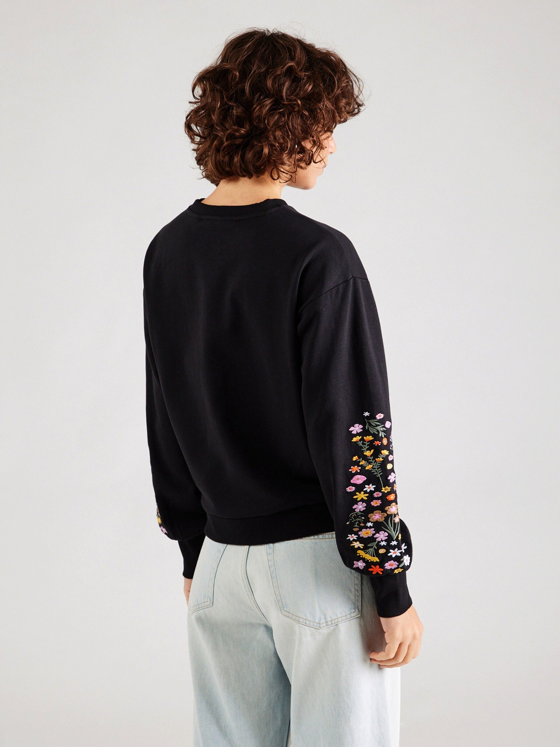 Vero Moda Sweatshirt VMSELIN (1-tlg) Stickerei