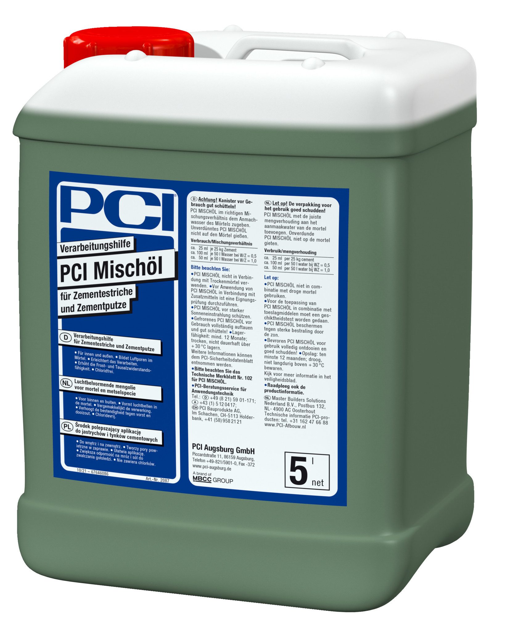 PCI Mörtel PCI Mischöl braun 5 l